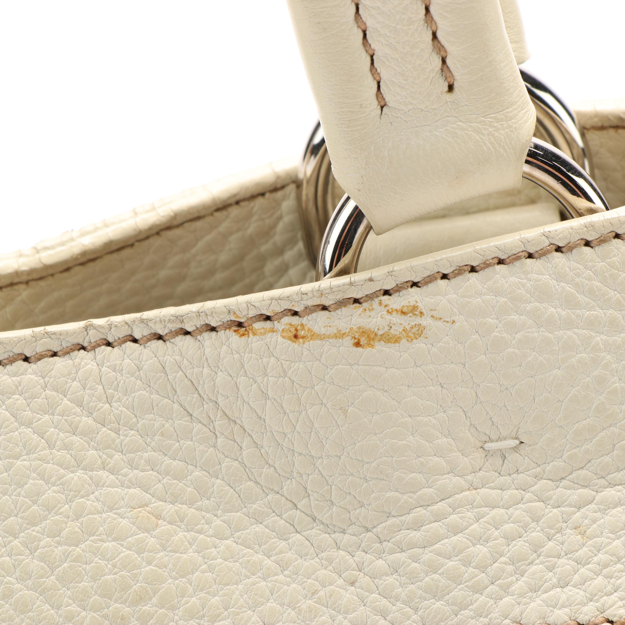 Prada Front Pocket Tote in Vitello Daino Leather