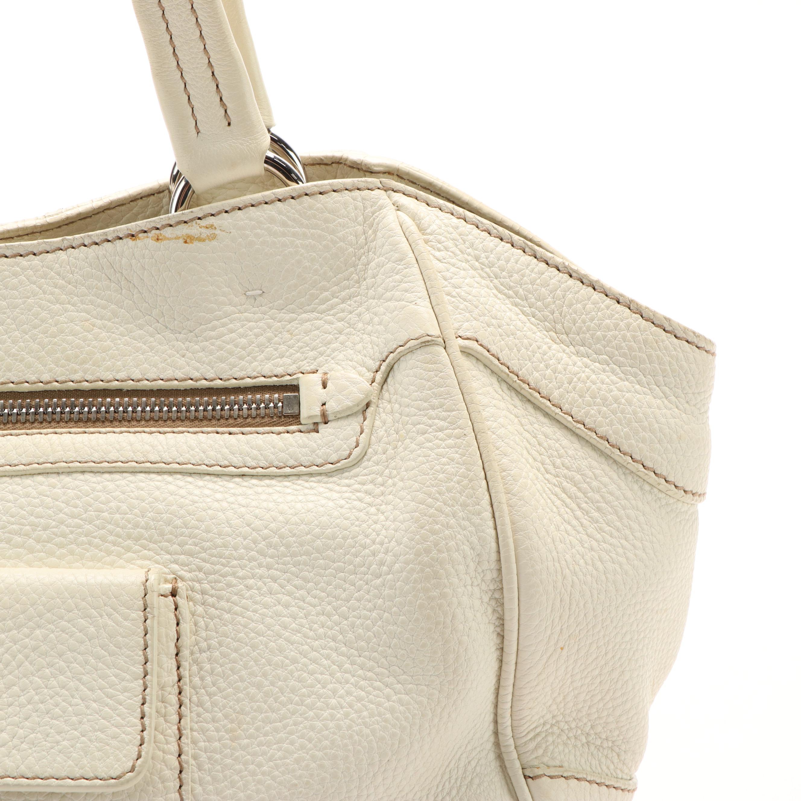 Prada Front Pocket Tote in Vitello Daino Leather