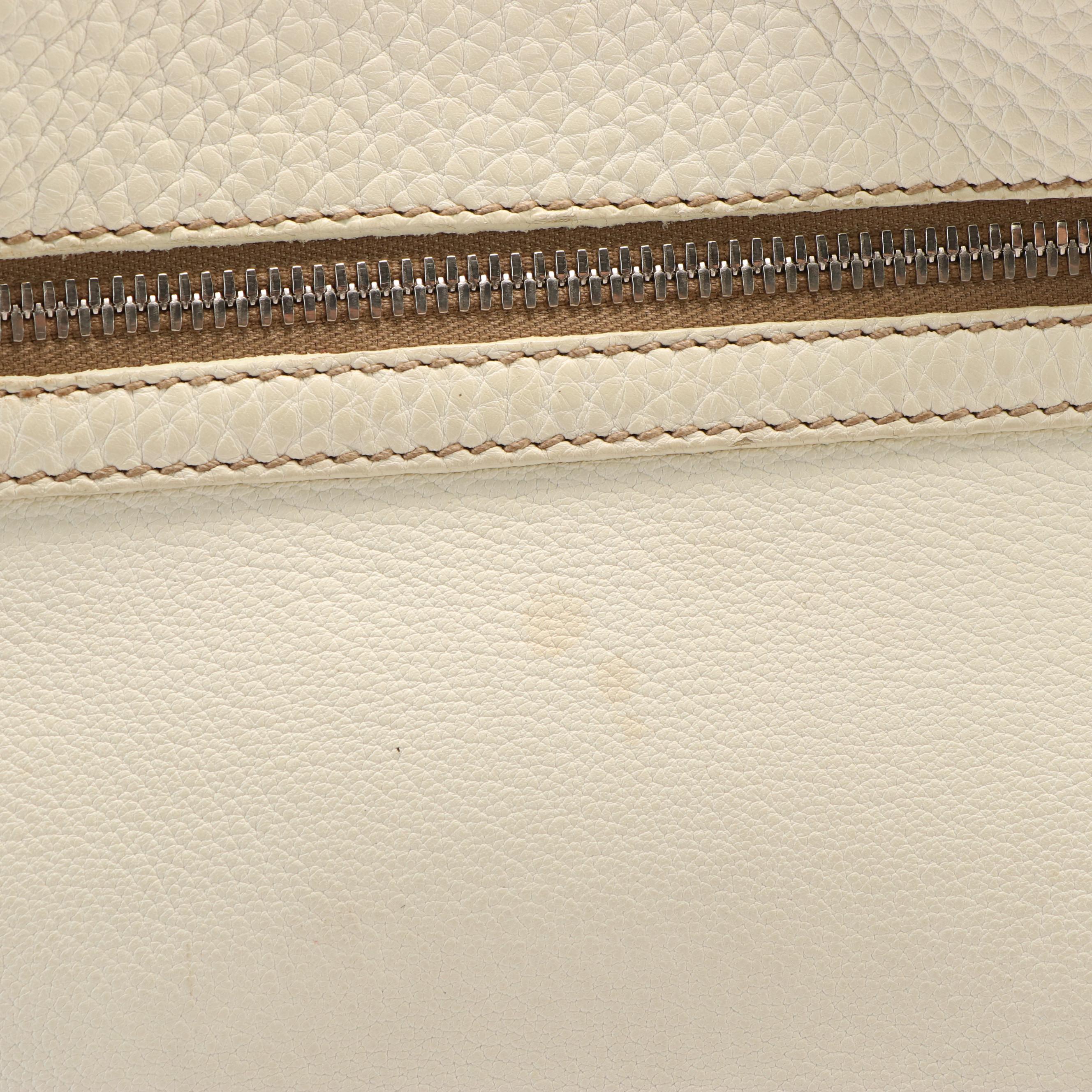 Prada Front Pocket Tote in Vitello Daino Leather