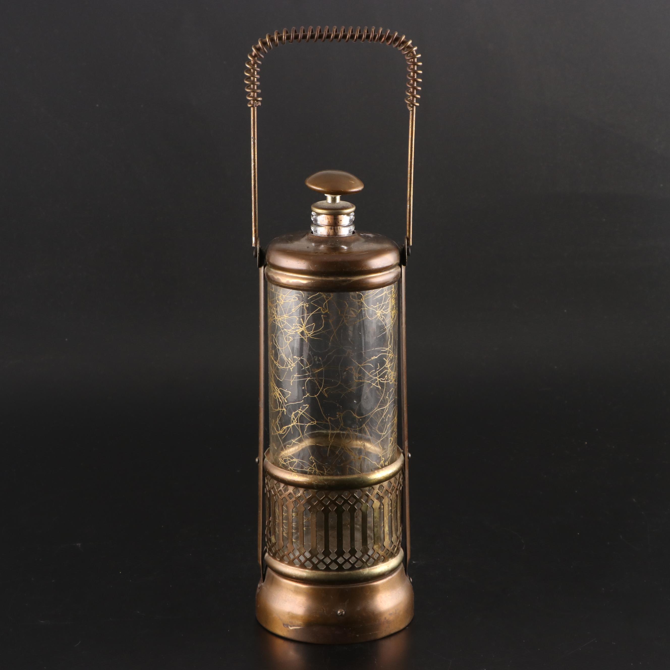 Silver Plate Music Box with Reuge Music Glass Music Box, Musical Decanter