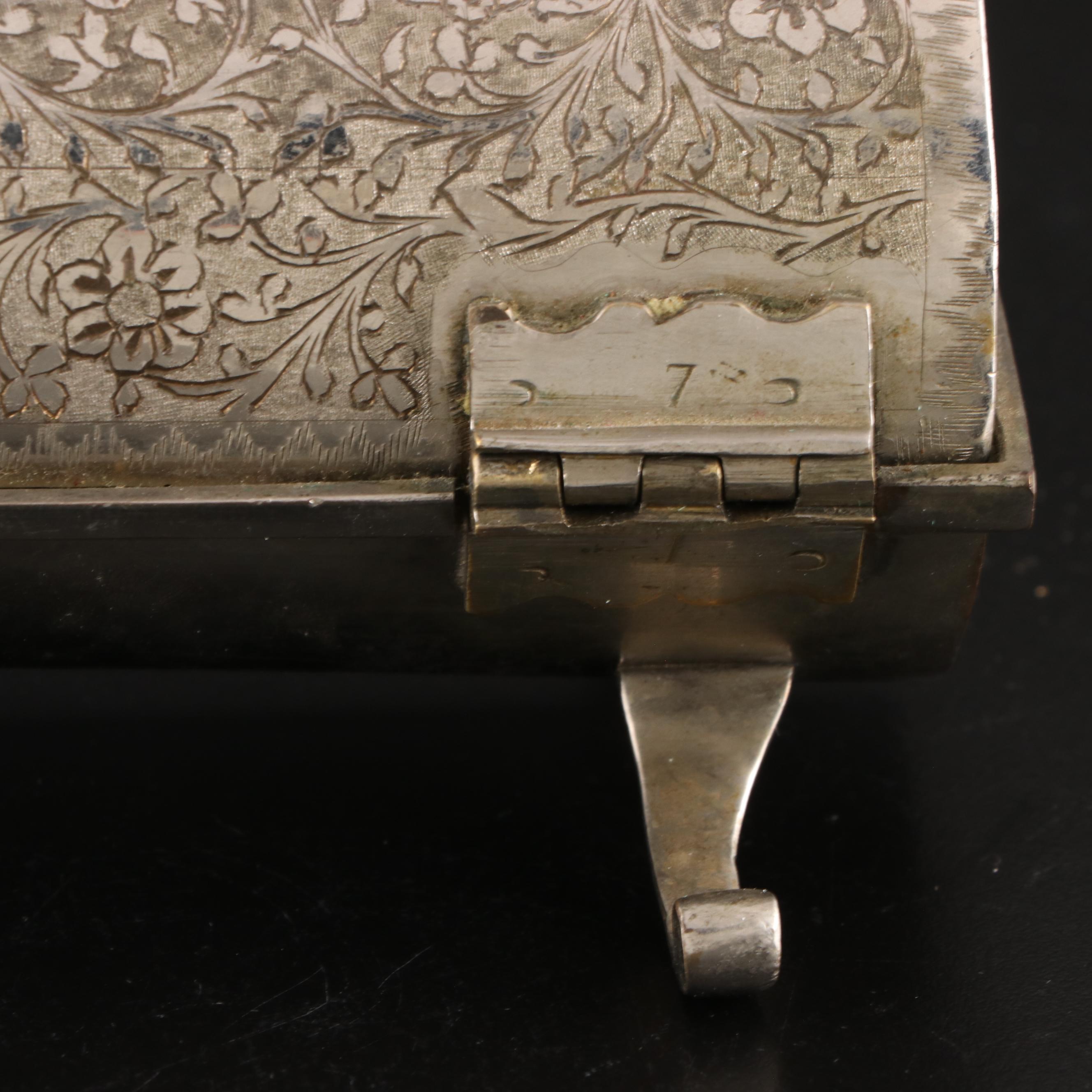 Silver Plate Music Box with Reuge Music Glass Music Box, Musical Decanter