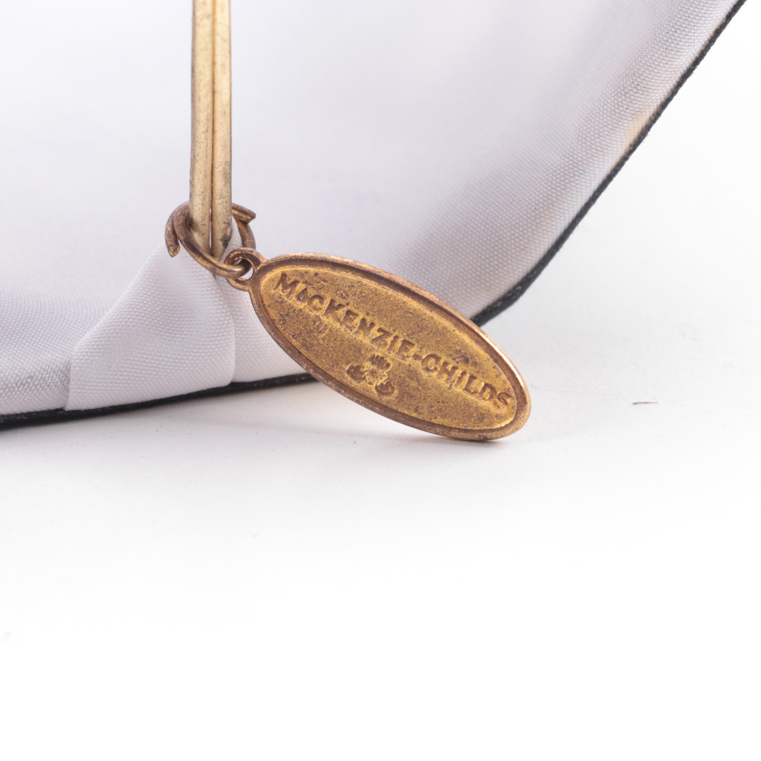 Mackenzie-Childs "Courtly Check" Drawer Pulls, Seat Cushions and Housewares