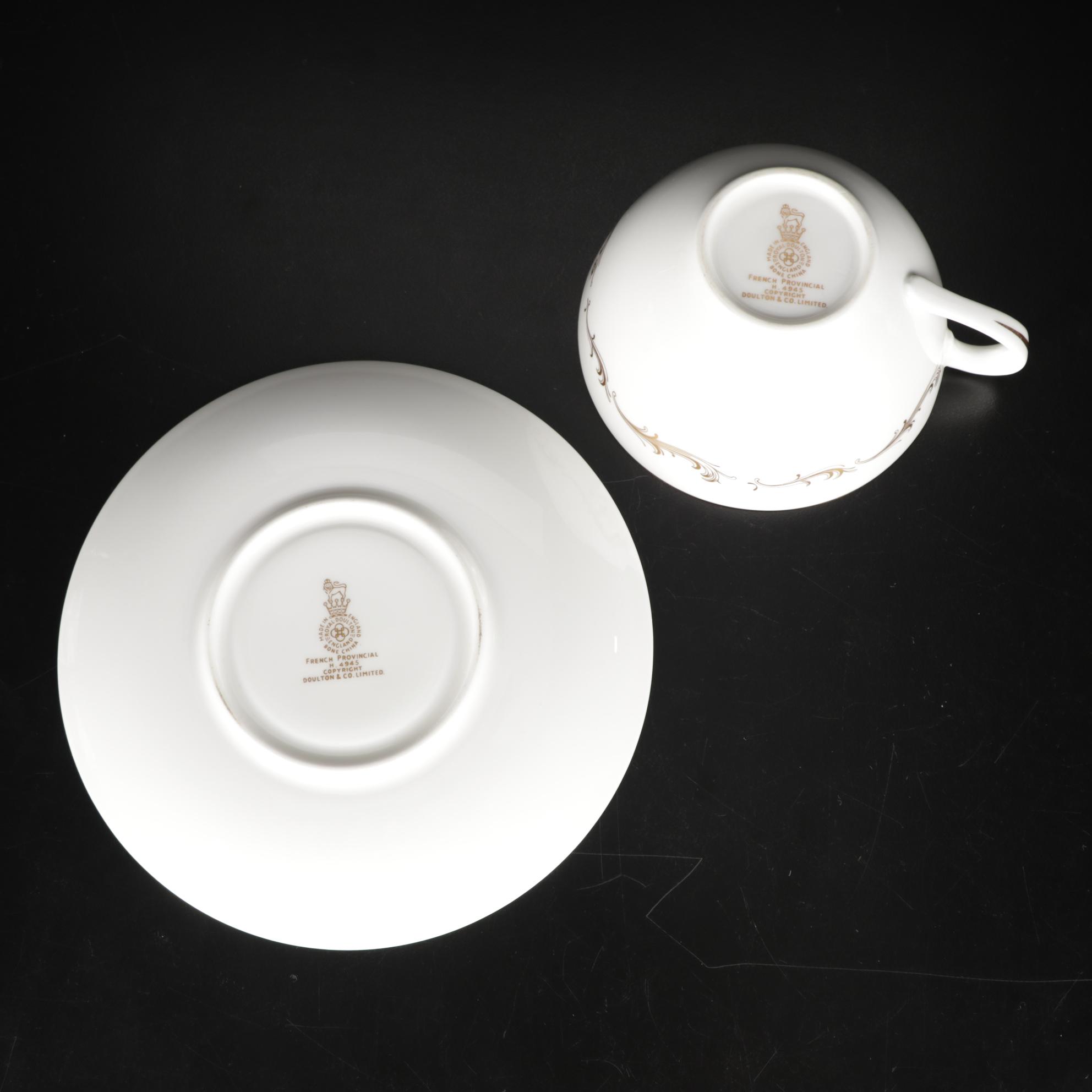 Royal Doulton "French Provincial" Dinnerware with Lenox Shakers