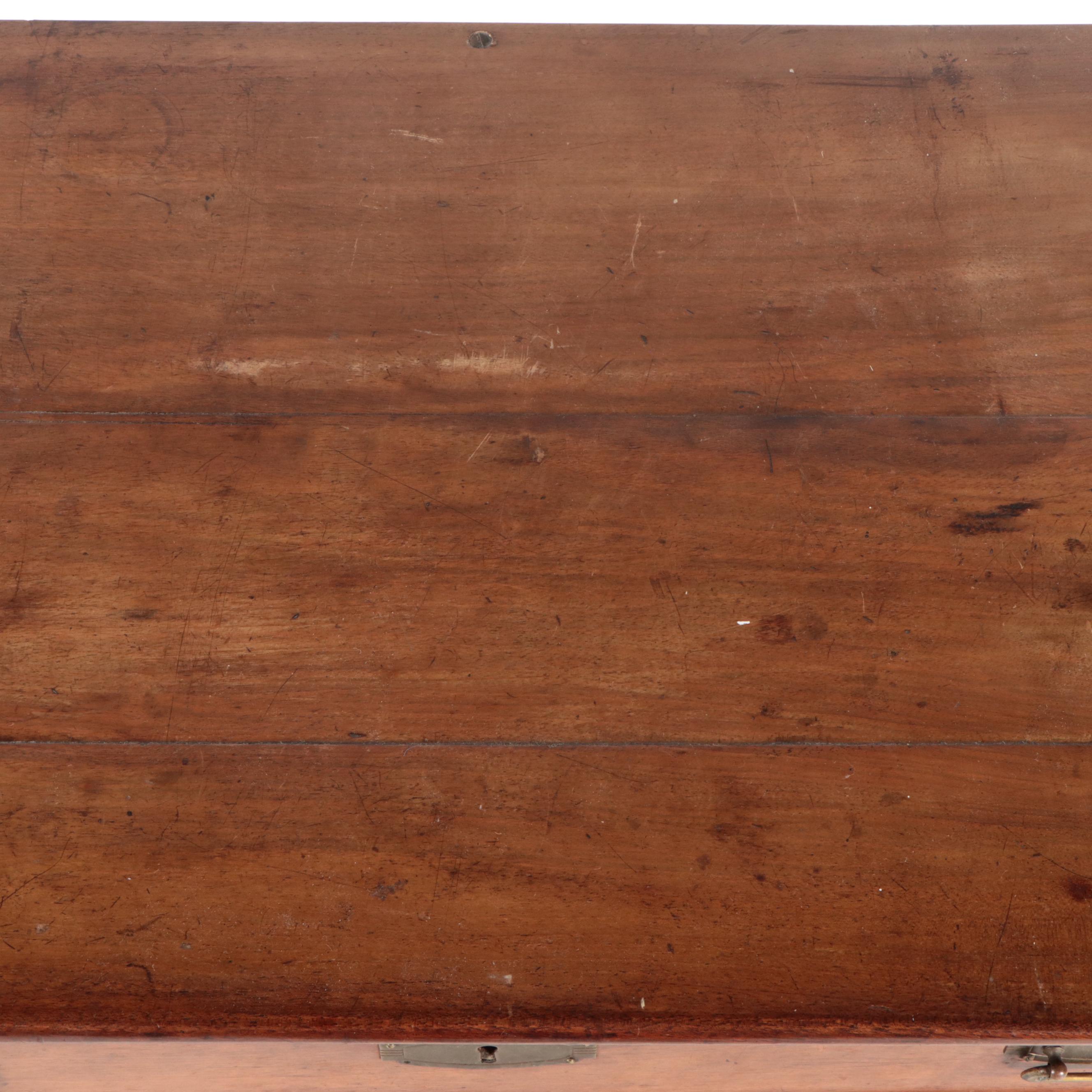 Victorian Hardwood Cabinet Base with Leaded Glass Windows