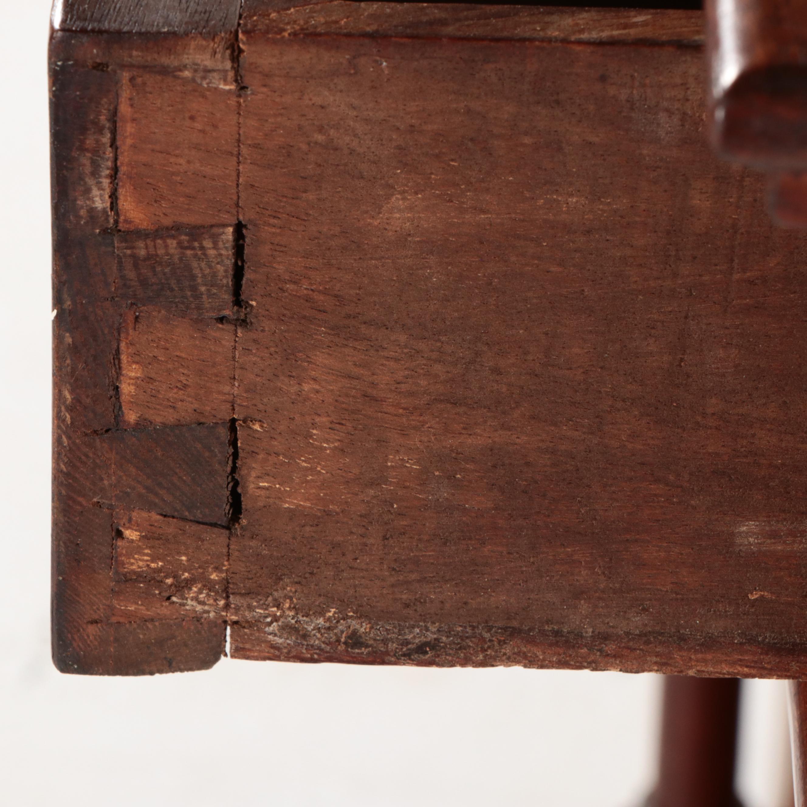 Victorian Hardwood Cabinet Base with Leaded Glass Windows