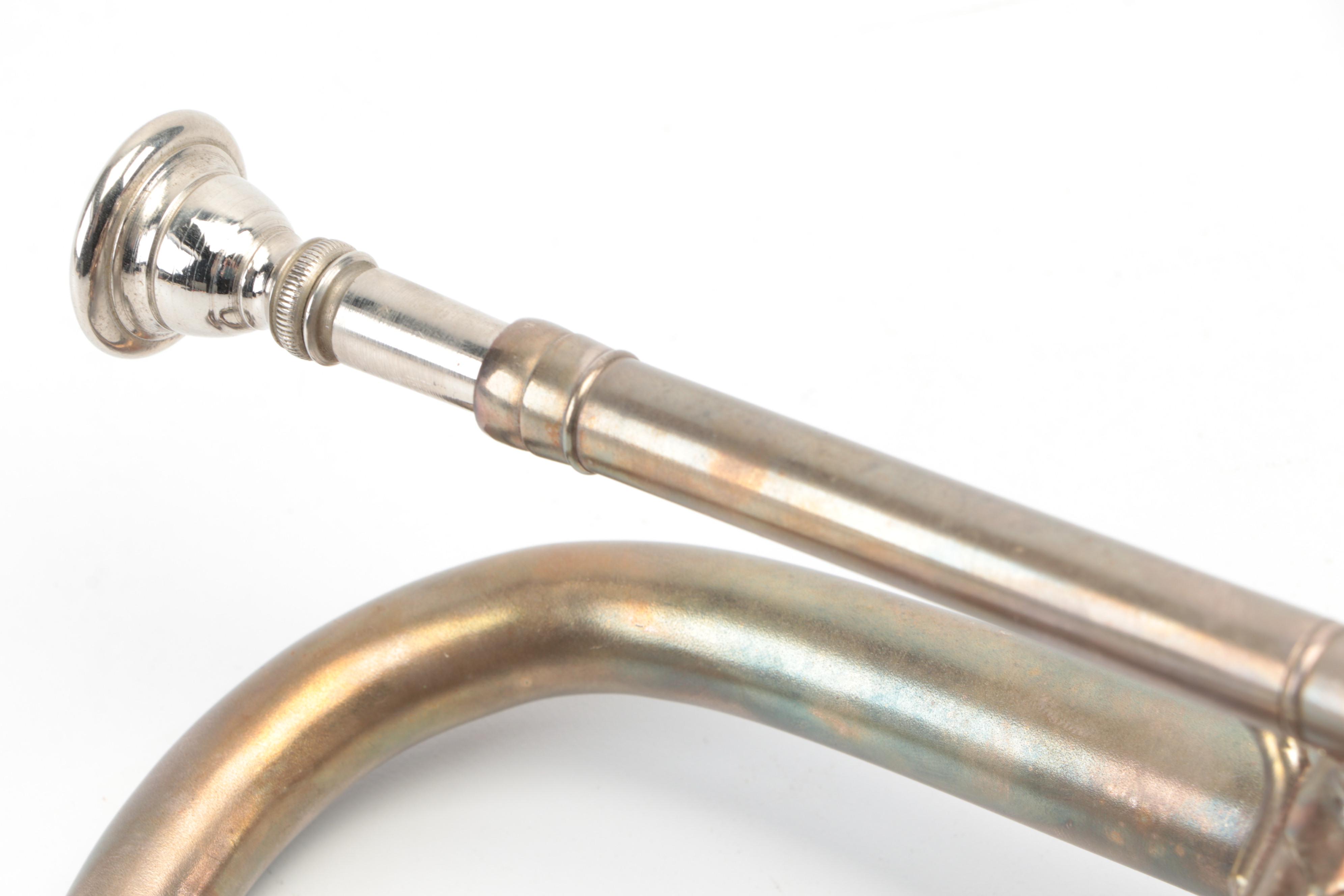 JW York Professional A/Bb Cornet with Case, Early 20th Century