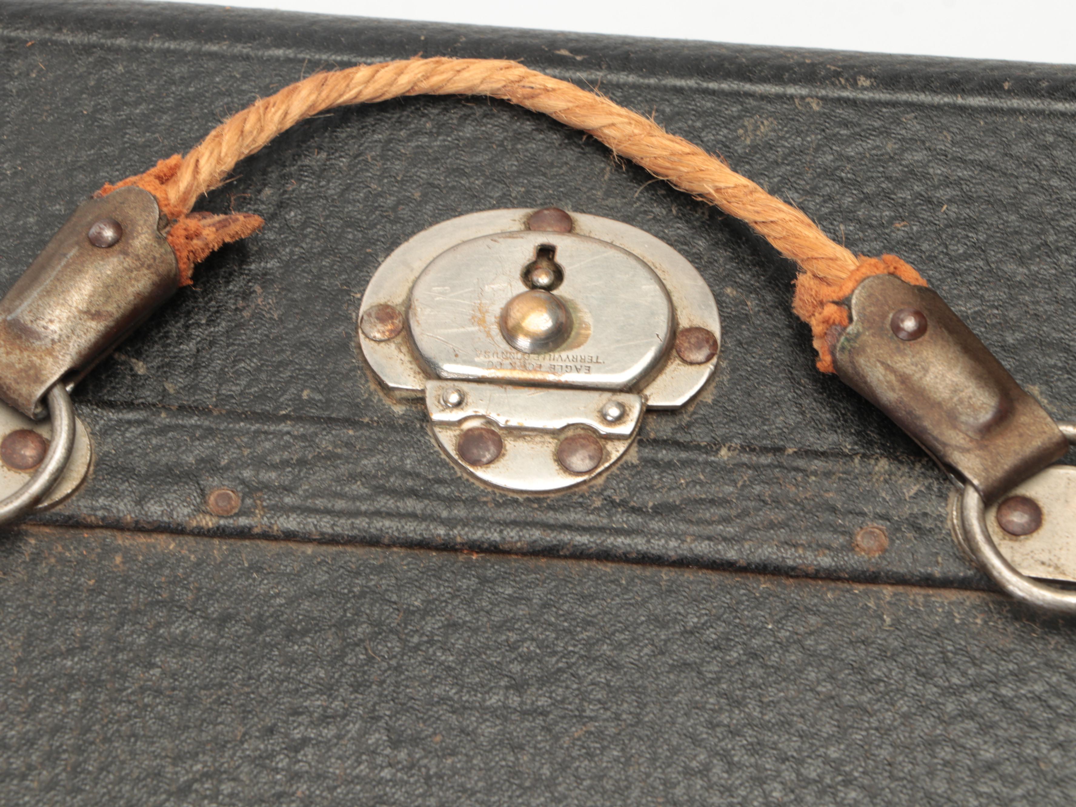 JW York Professional A/Bb Cornet with Case, Early 20th Century