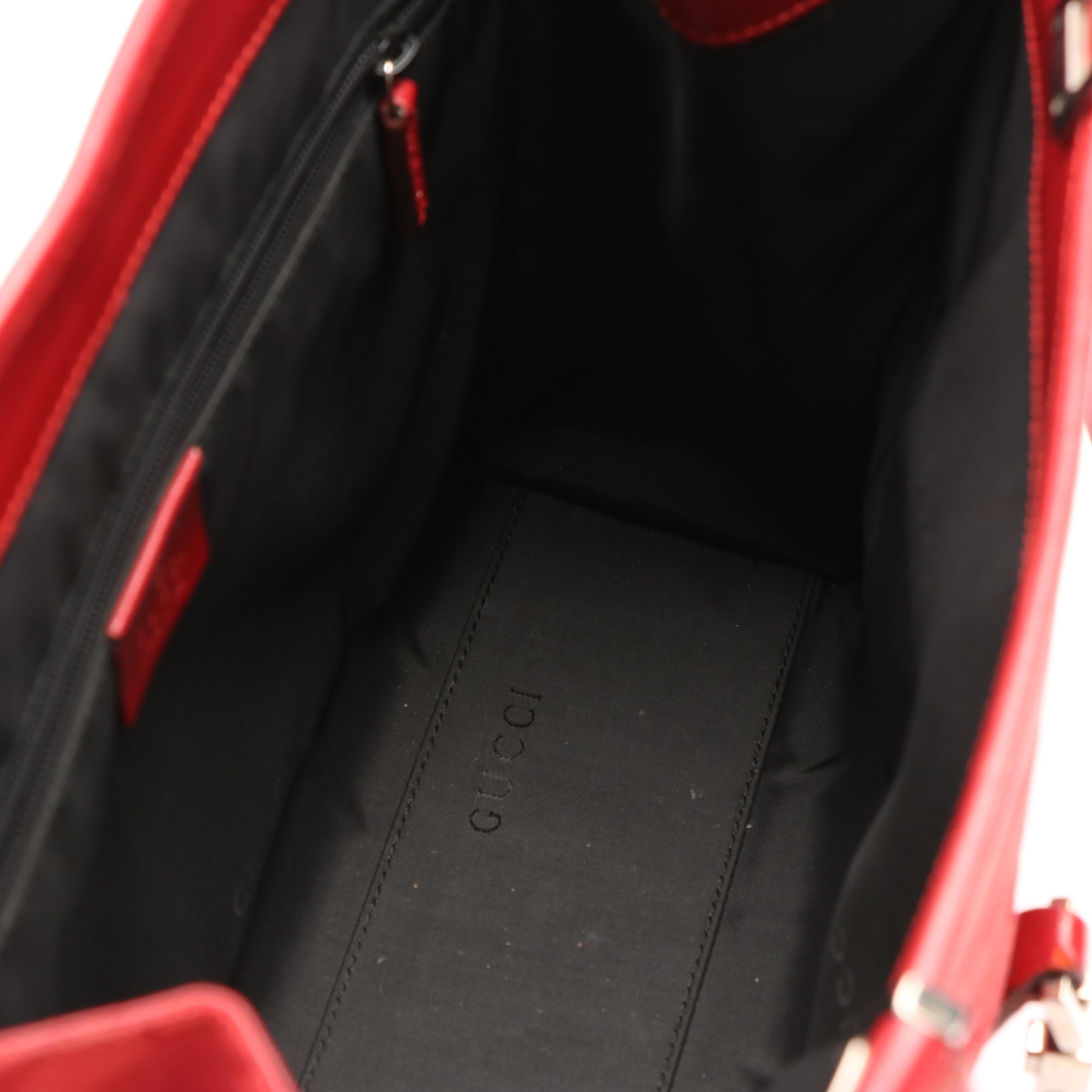 Gucci GG Canvas and Leather Tote/Shoulder Bag