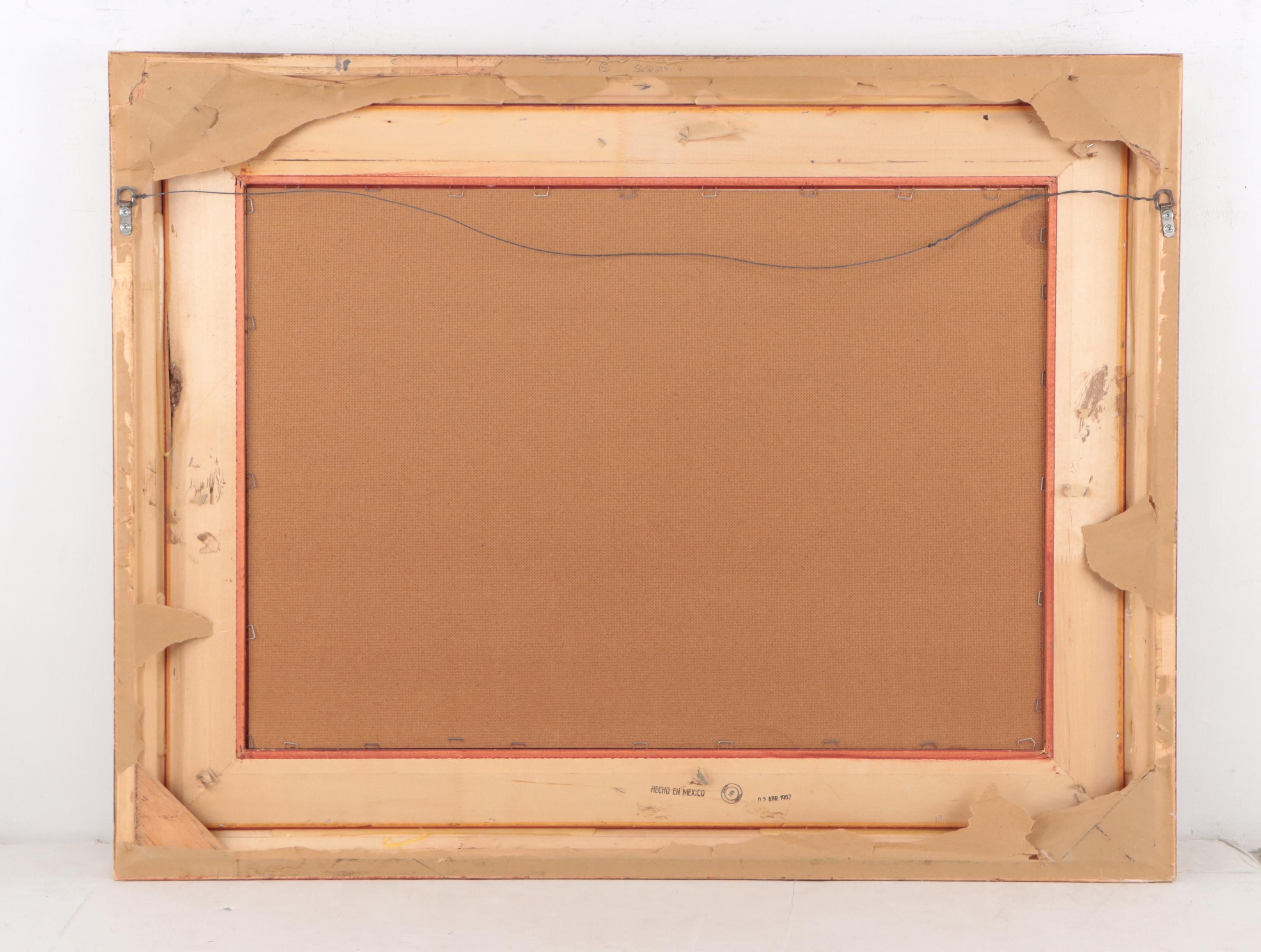 Embellished Offset Lithograph after Pierre-Auguste Renoir "The Skiff (La Yole)"