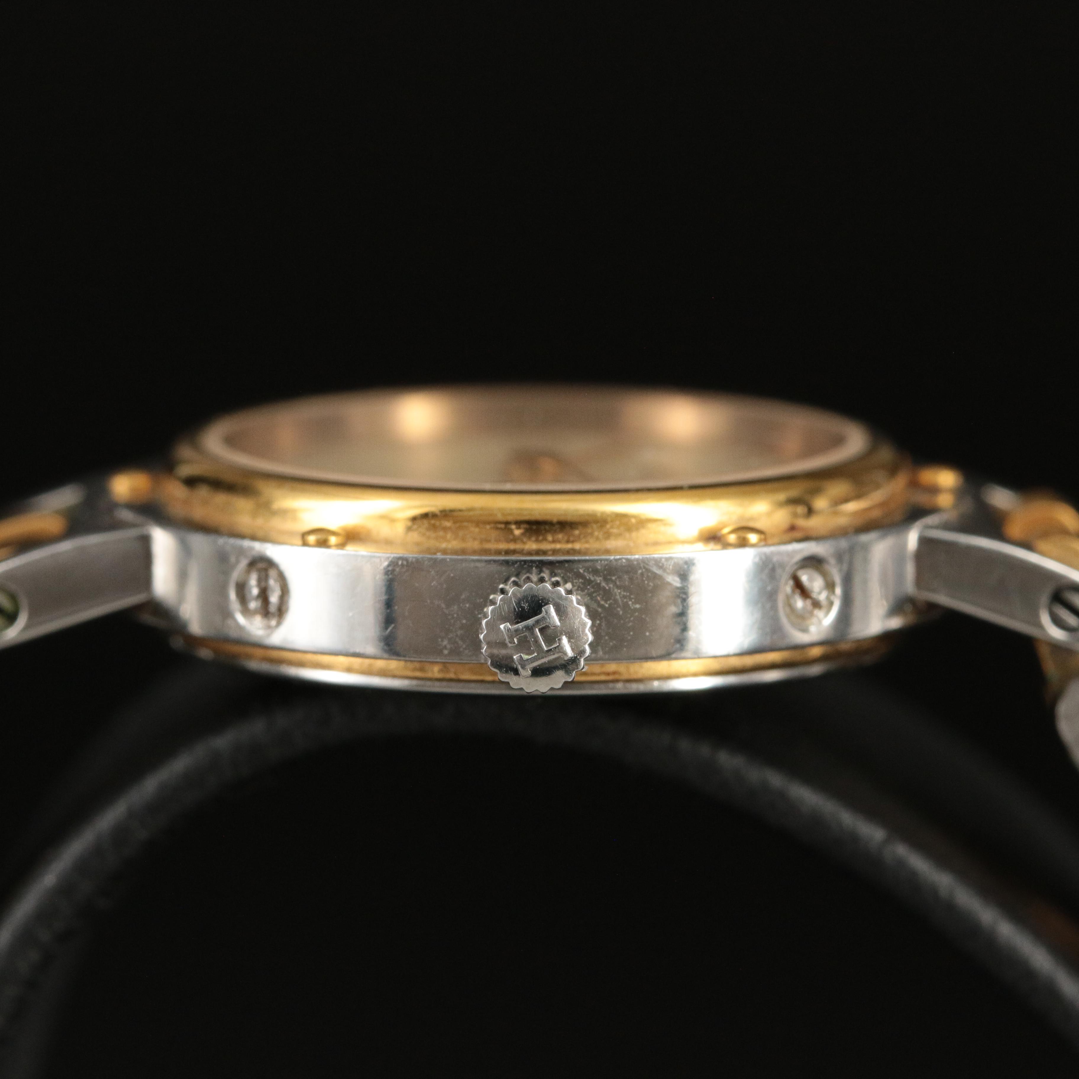 Hermès Clipper Stainless Steel Quartz Watch