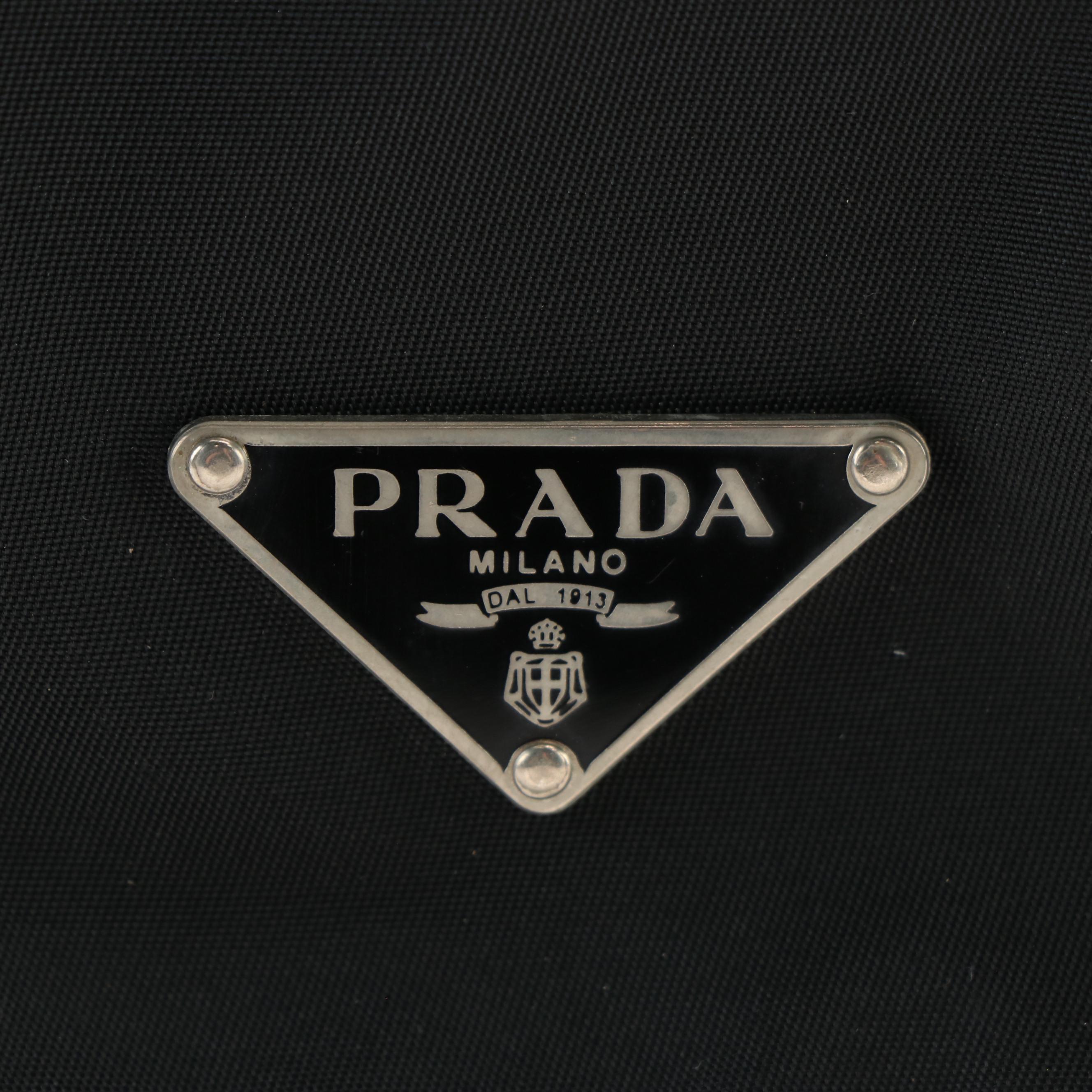 Prada Cloth Messenger Shoulder Bag
