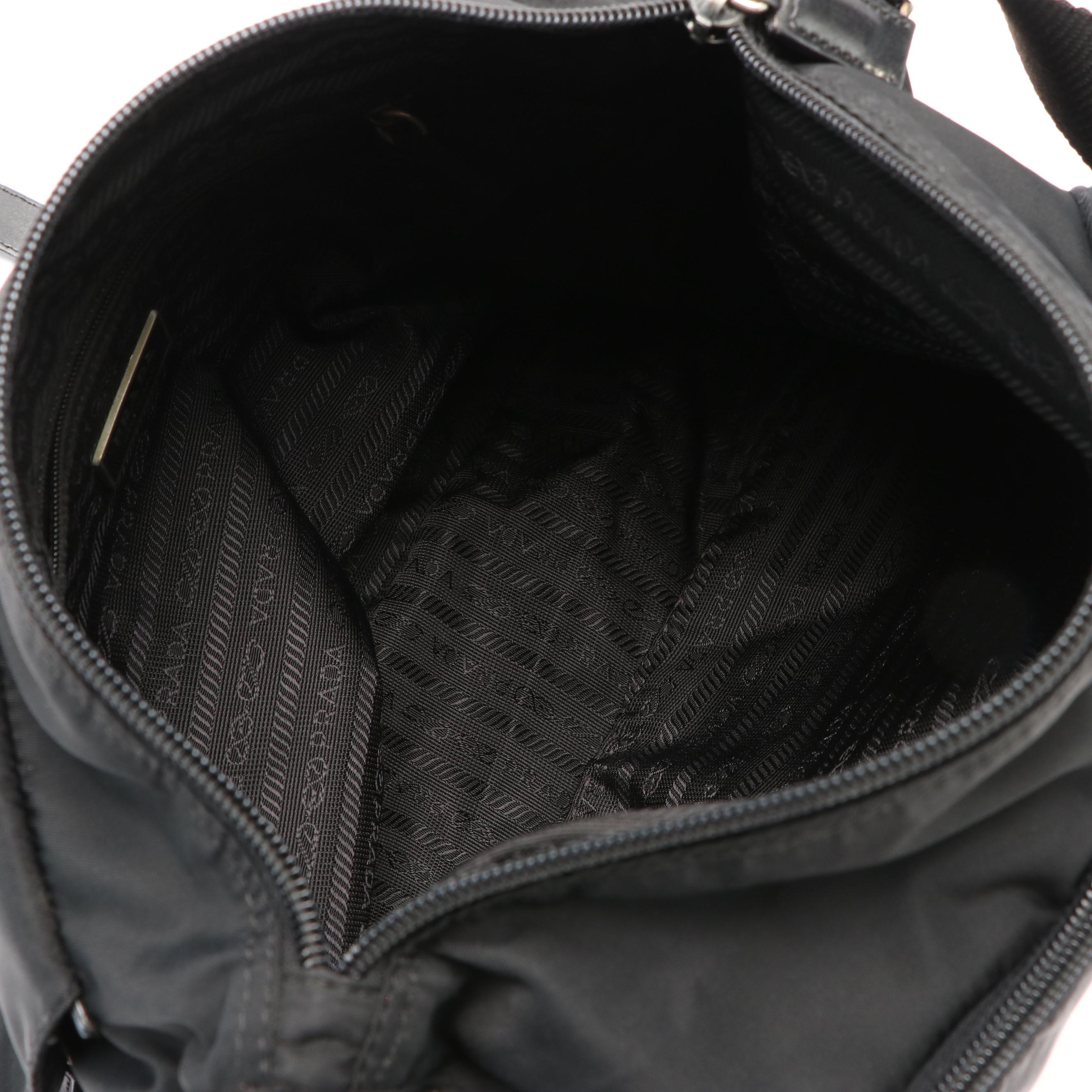 Prada Cloth Messenger Shoulder Bag
