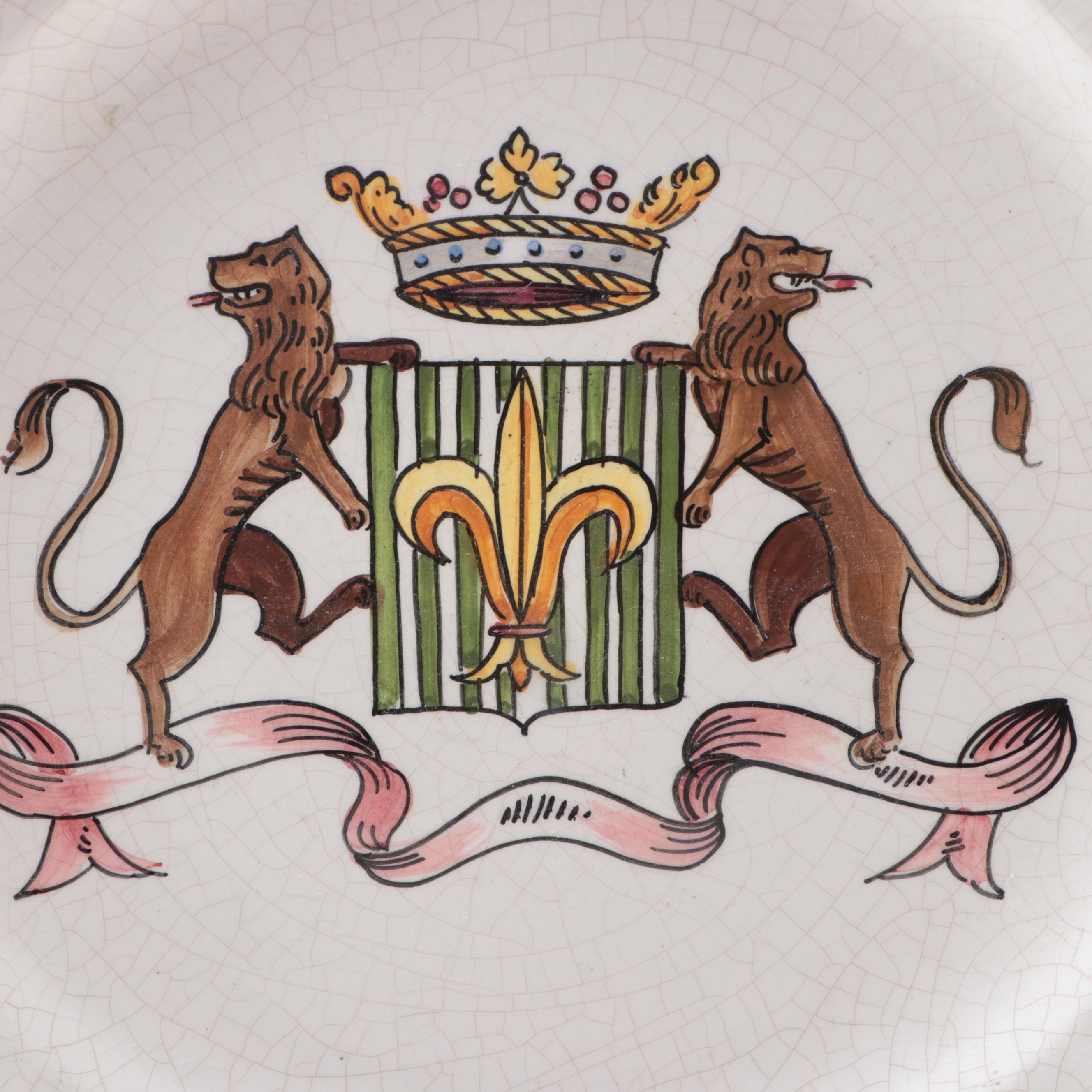 Wilton-Armetale Pewter Serving Pot with Other Italian Collector Plates