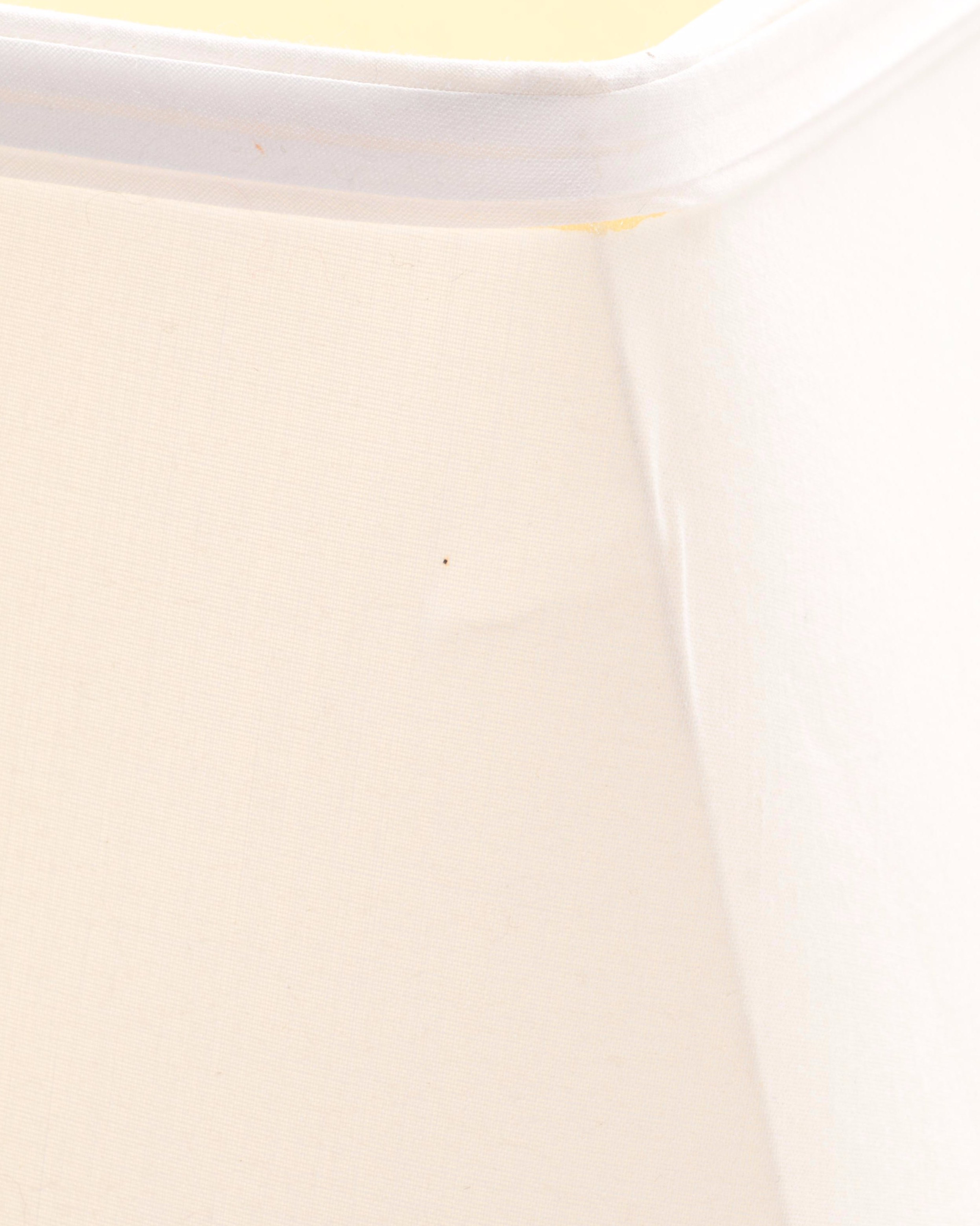 Pair of Brushed Metal Circle Table Lamps, Contemporary