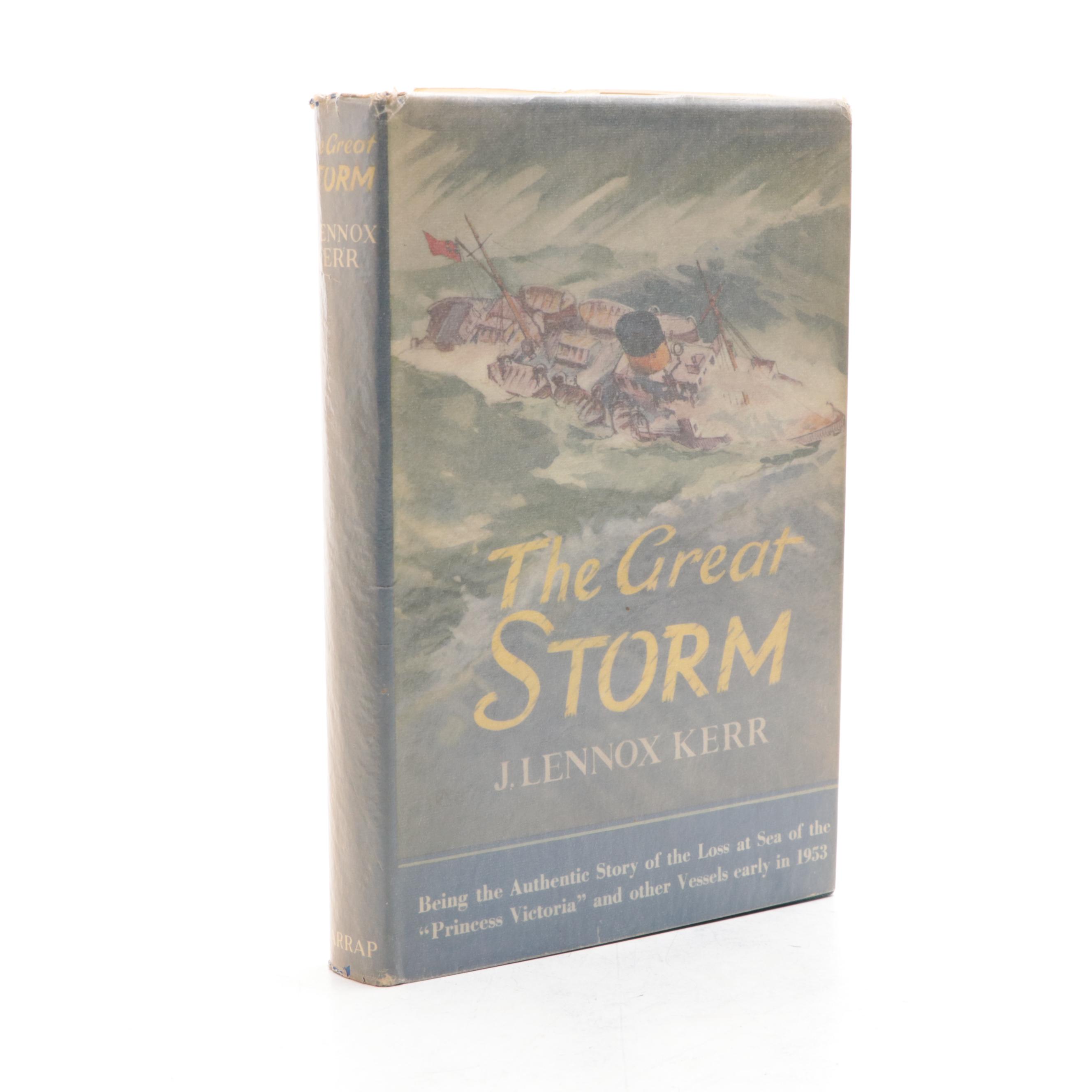 First UK Edition "The Great Storm" by J. Lennox Kerr and More Shipwreck Books