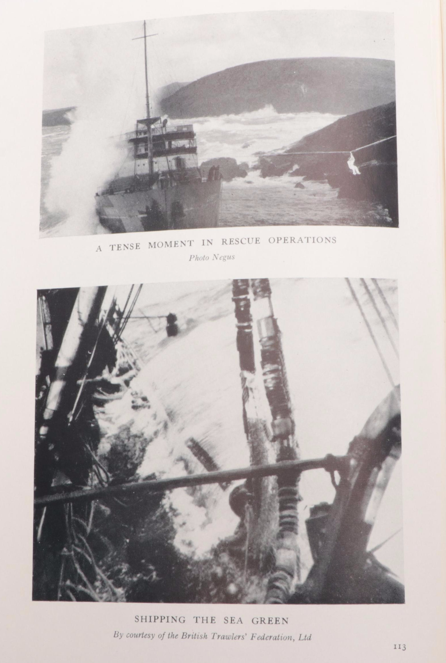 First UK Edition "The Great Storm" by J. Lennox Kerr and More Shipwreck Books