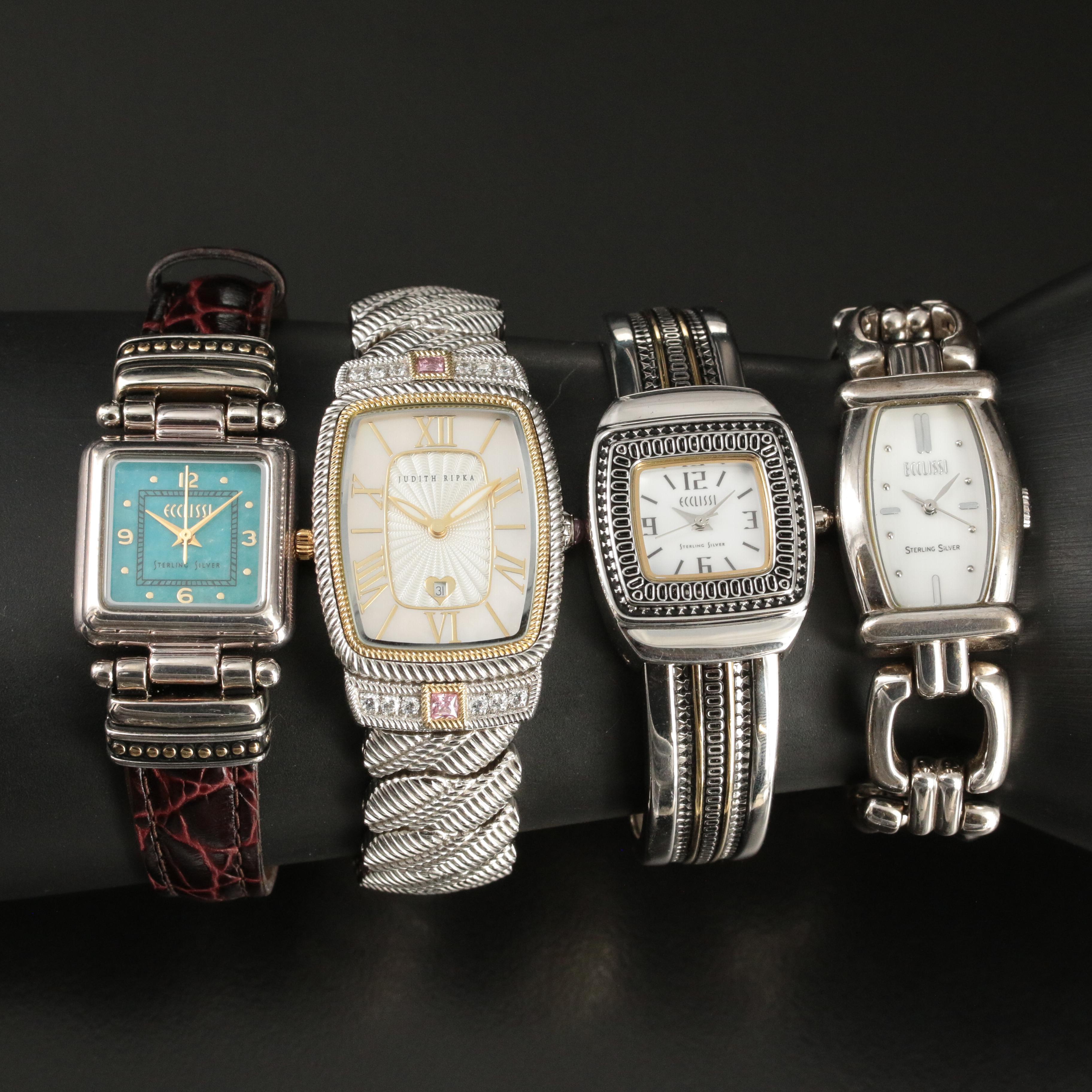 Collection of Four Watches Featuring Ecclissi