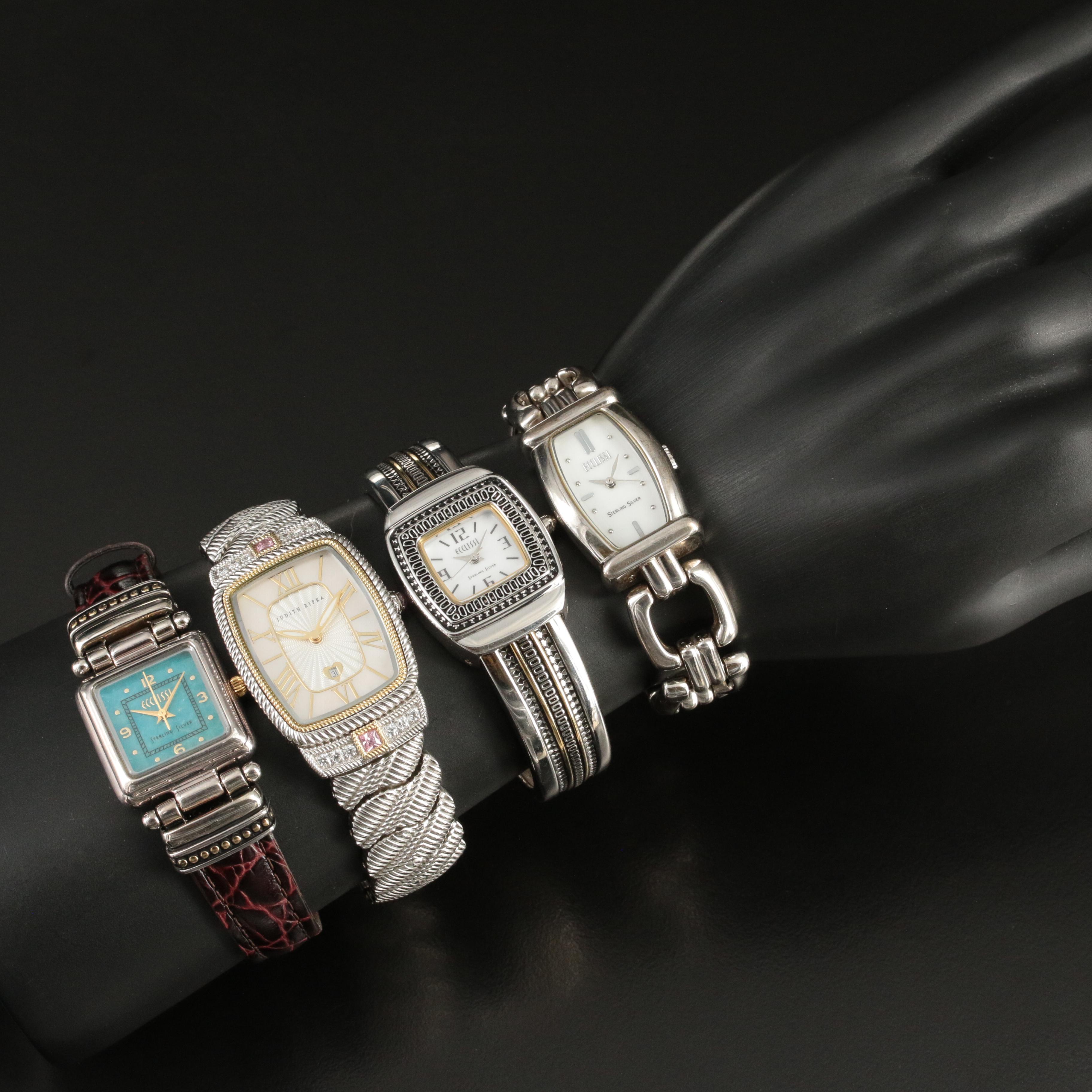 Collection of Four Watches Featuring Ecclissi
