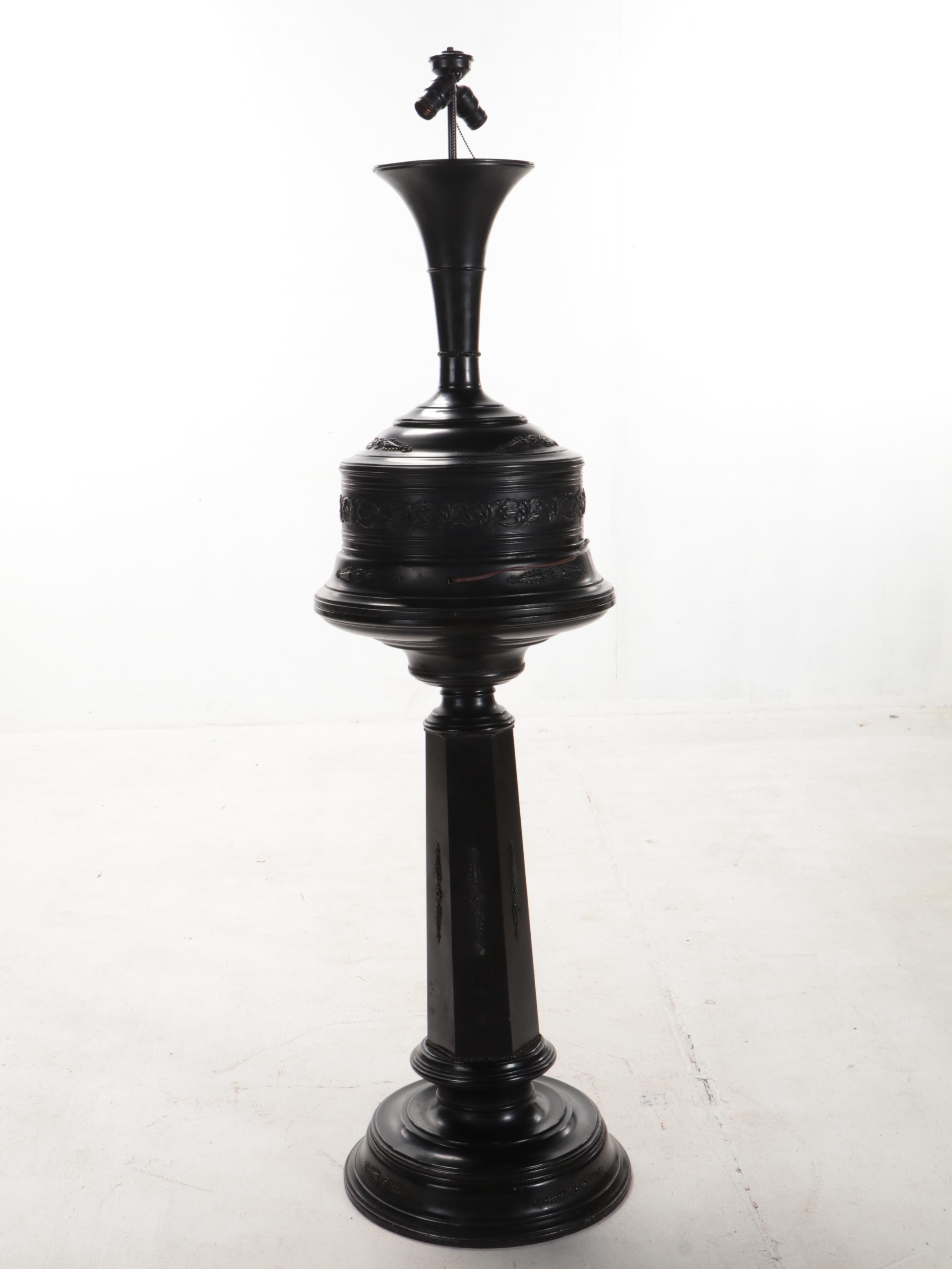 Victrola No.2 Phonolamp Reproducer Model C Phonograph Floor Lamp, Early 20th C