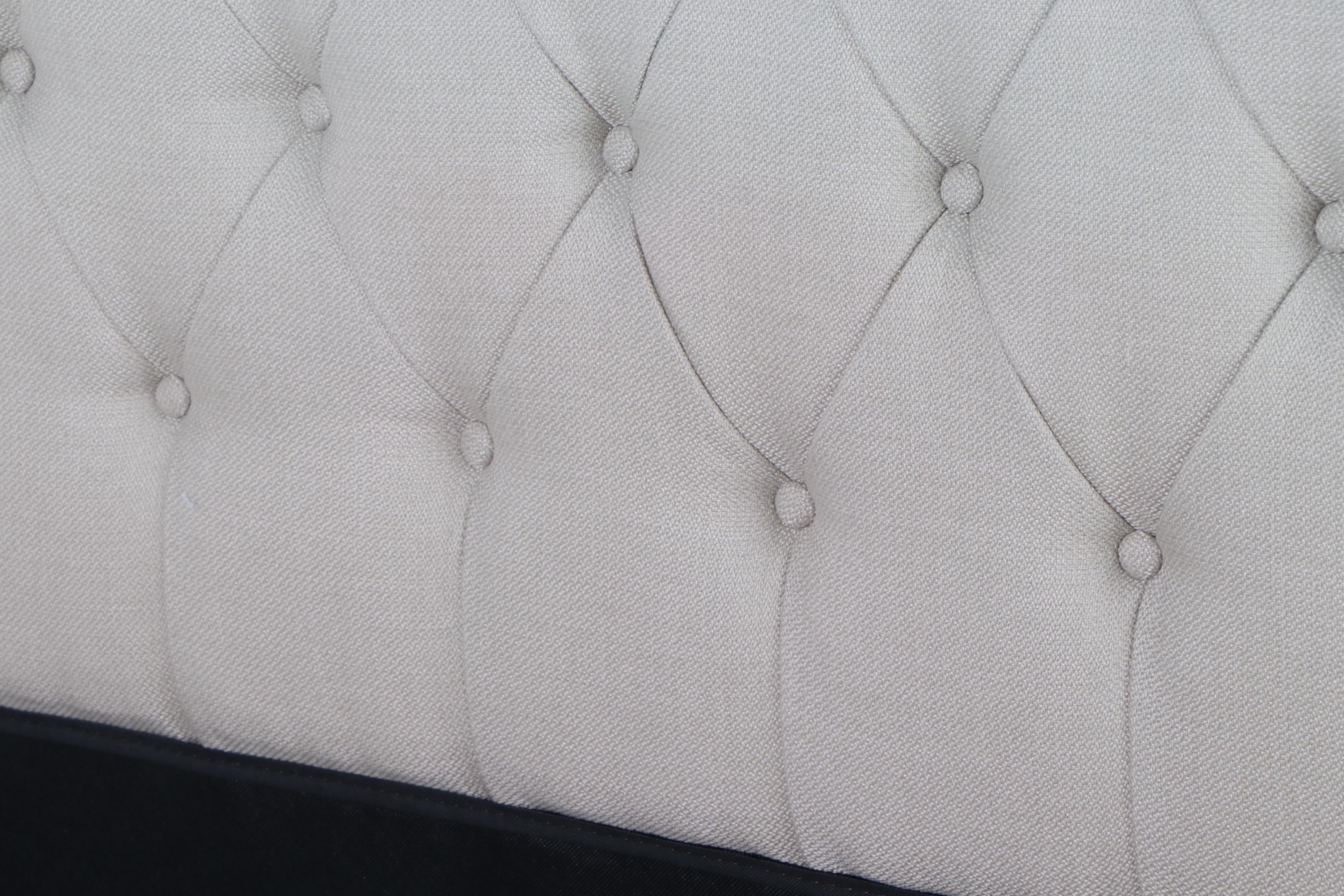 Hillsdale Furniture Upholstered Queen Bed Frame with Serta Adjustable Frame