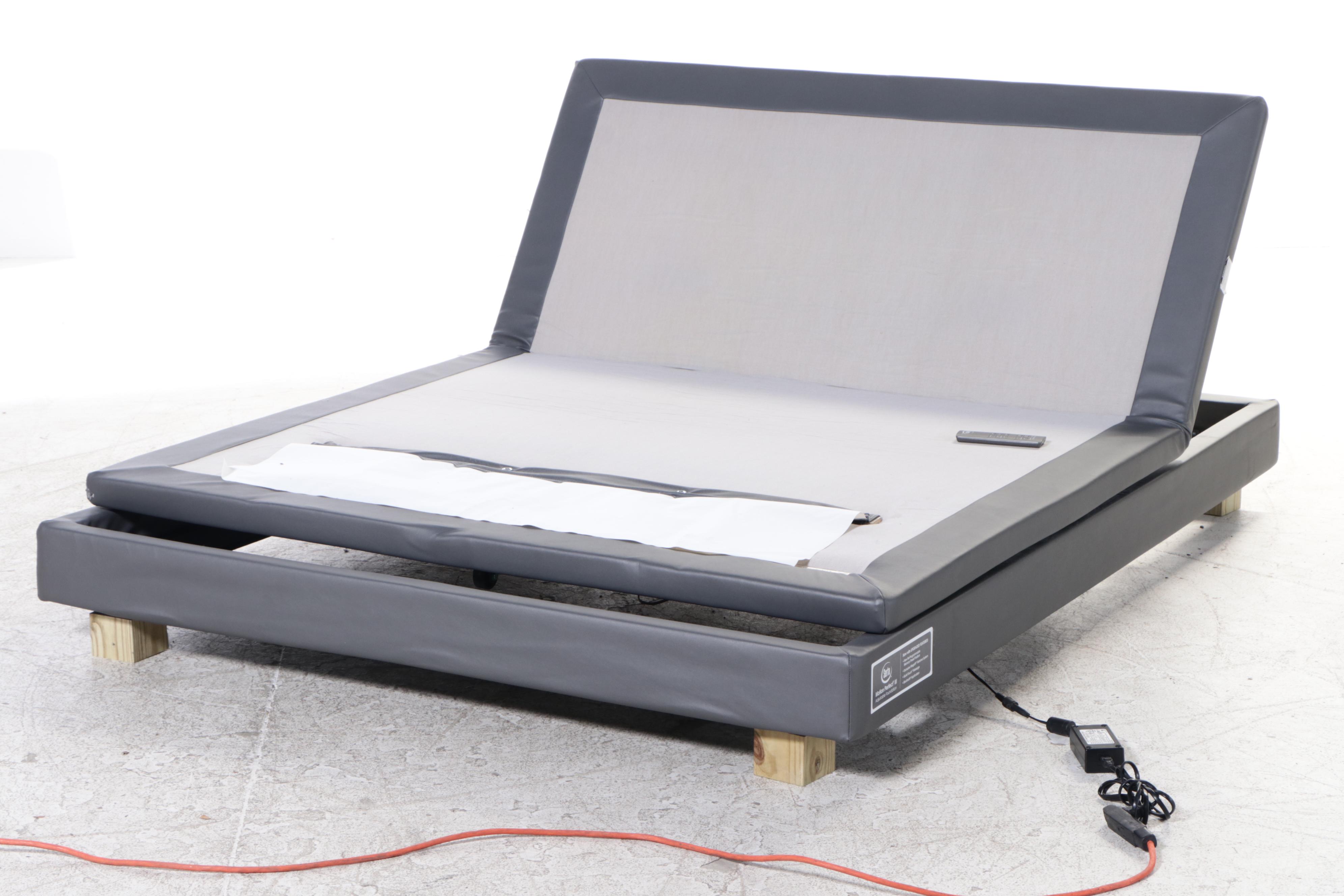 Hillsdale Furniture Upholstered Queen Bed Frame with Serta Adjustable Frame