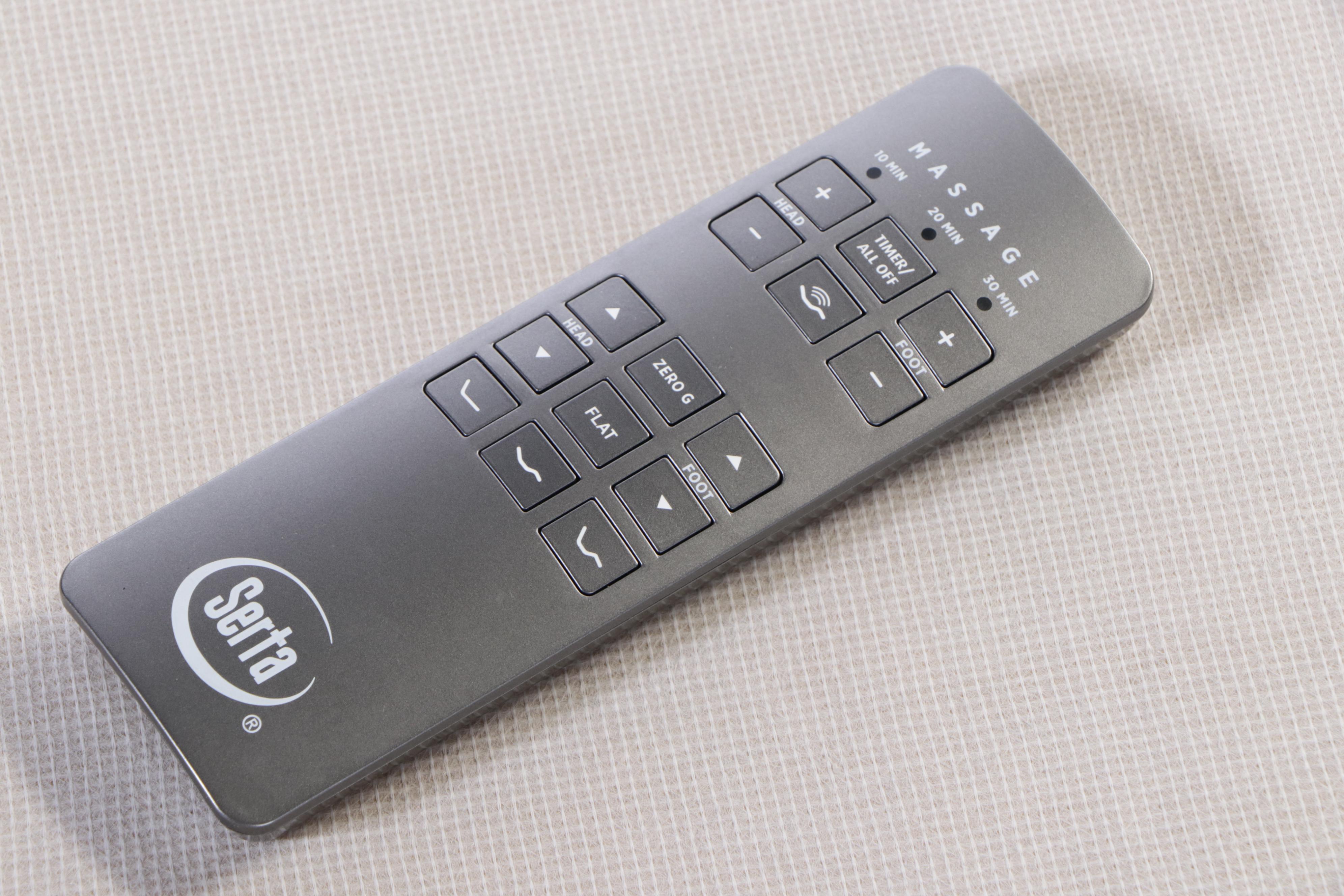 Hillsdale Furniture Upholstered Queen Bed Frame with Serta Adjustable Frame