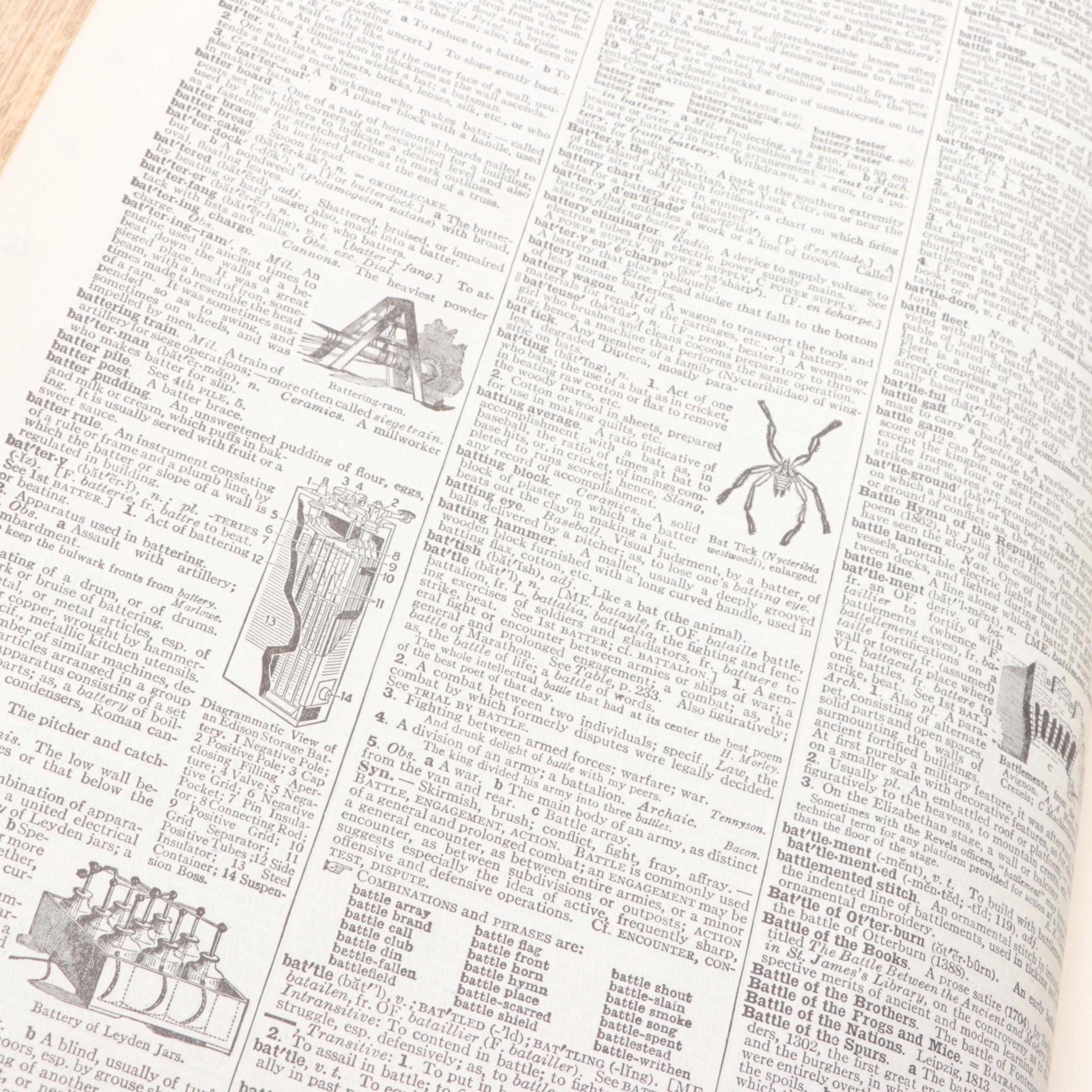 Second Edition "Webster's New International Dictionary of the English Language"