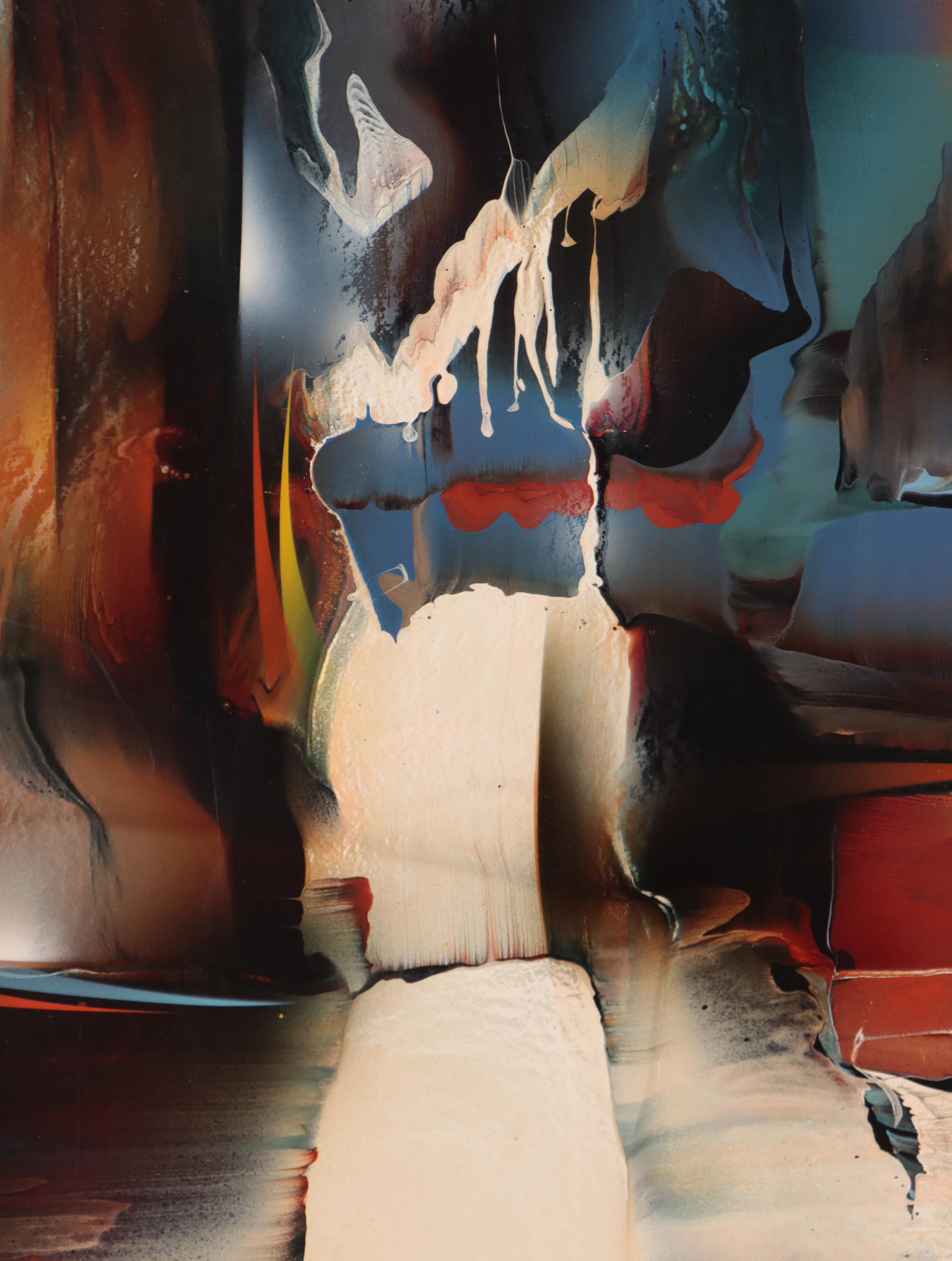 Leonardo Nierman Abstract Oil Painting