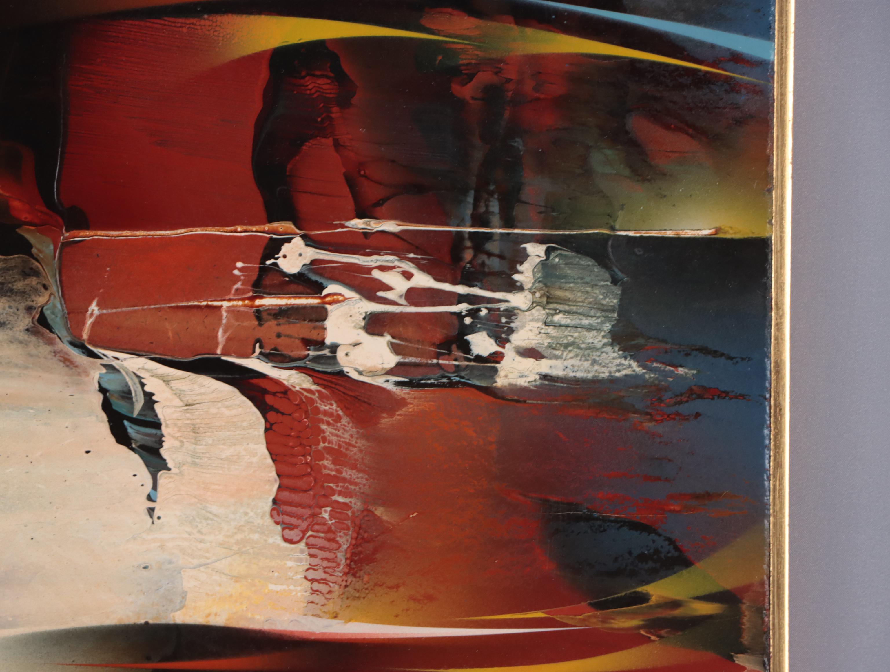 Leonardo Nierman Abstract Oil Painting