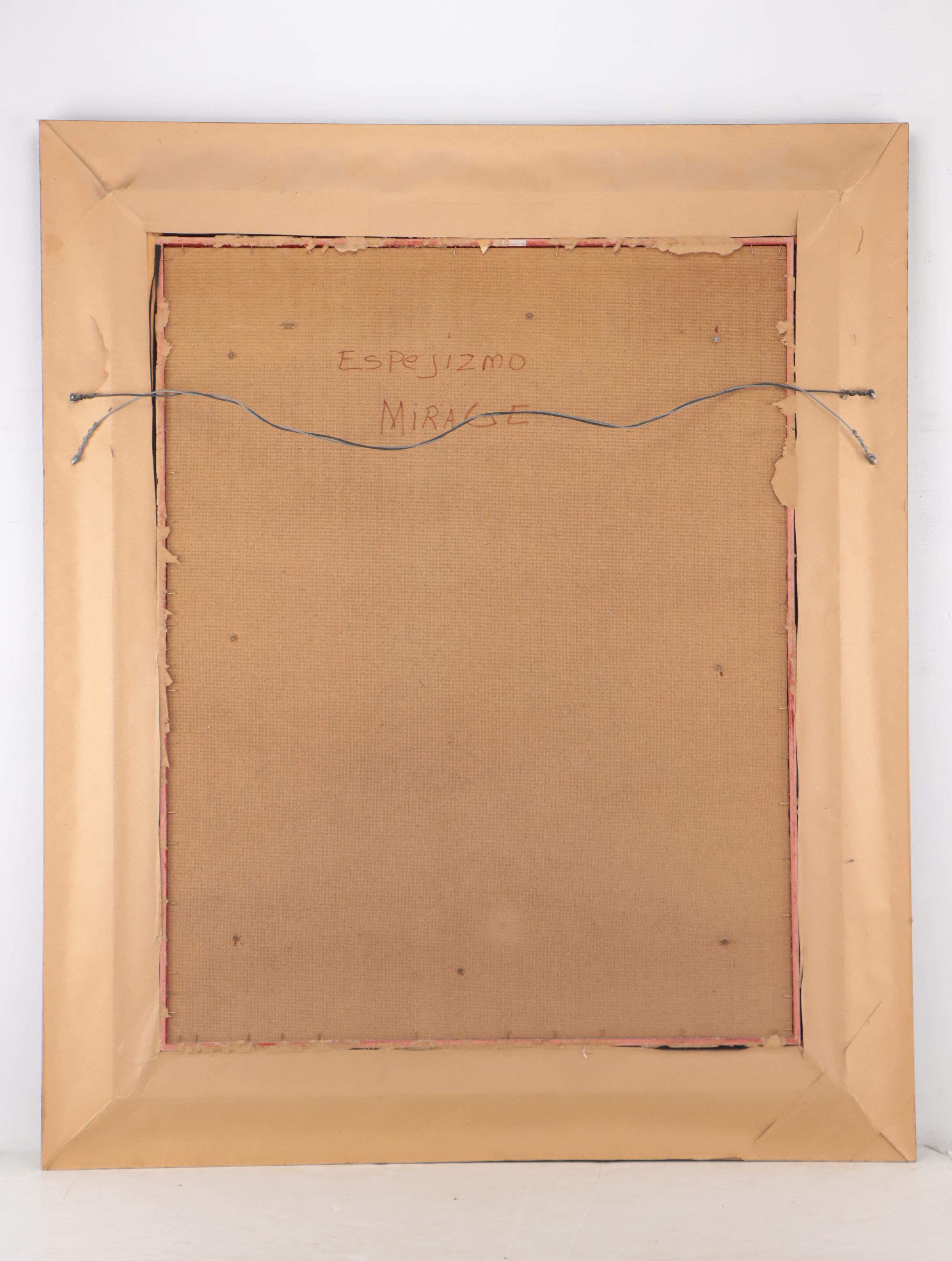 Leonardo Nierman Abstract Oil Painting