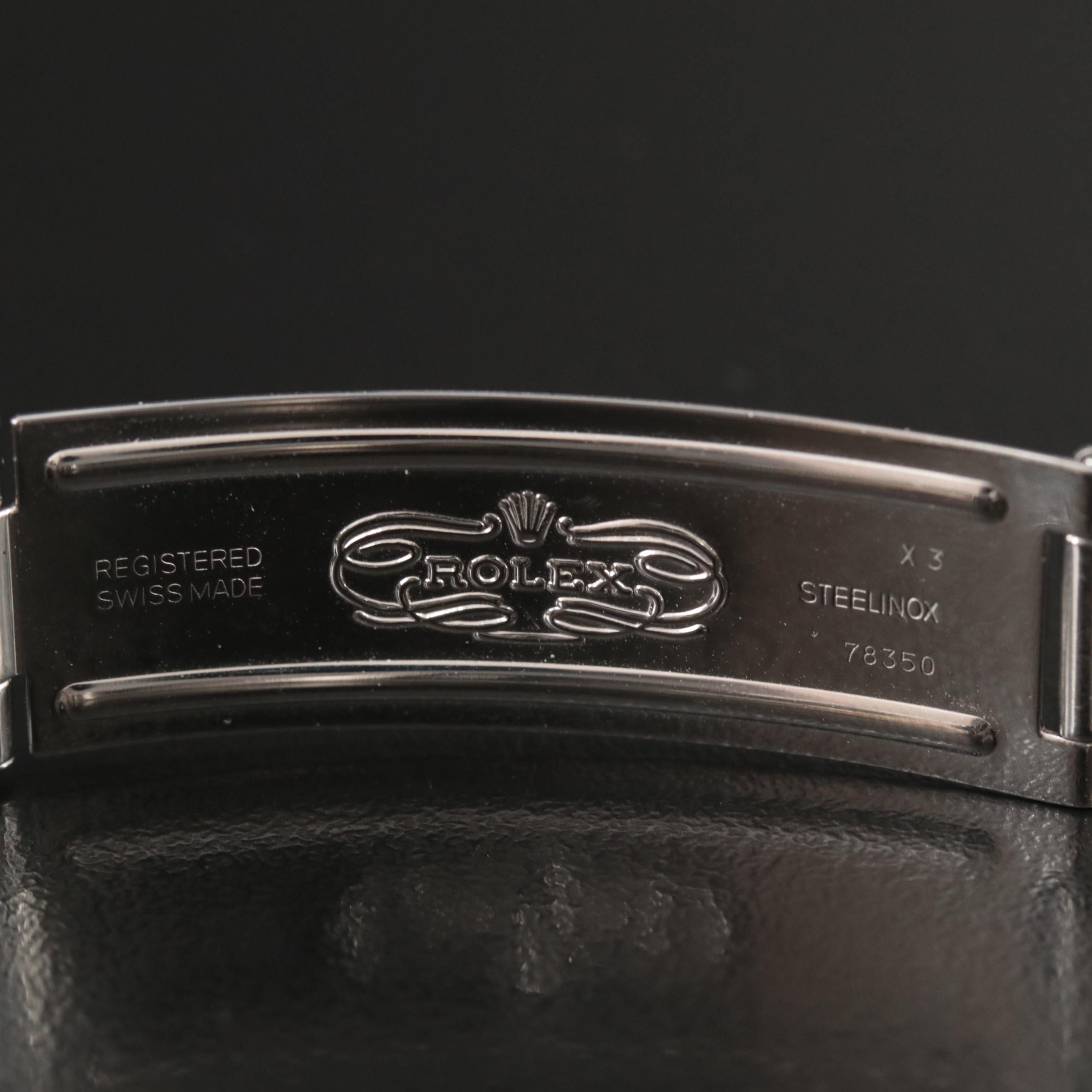 1999 Rolex Oyster Perpetual White Roman Dial Watch