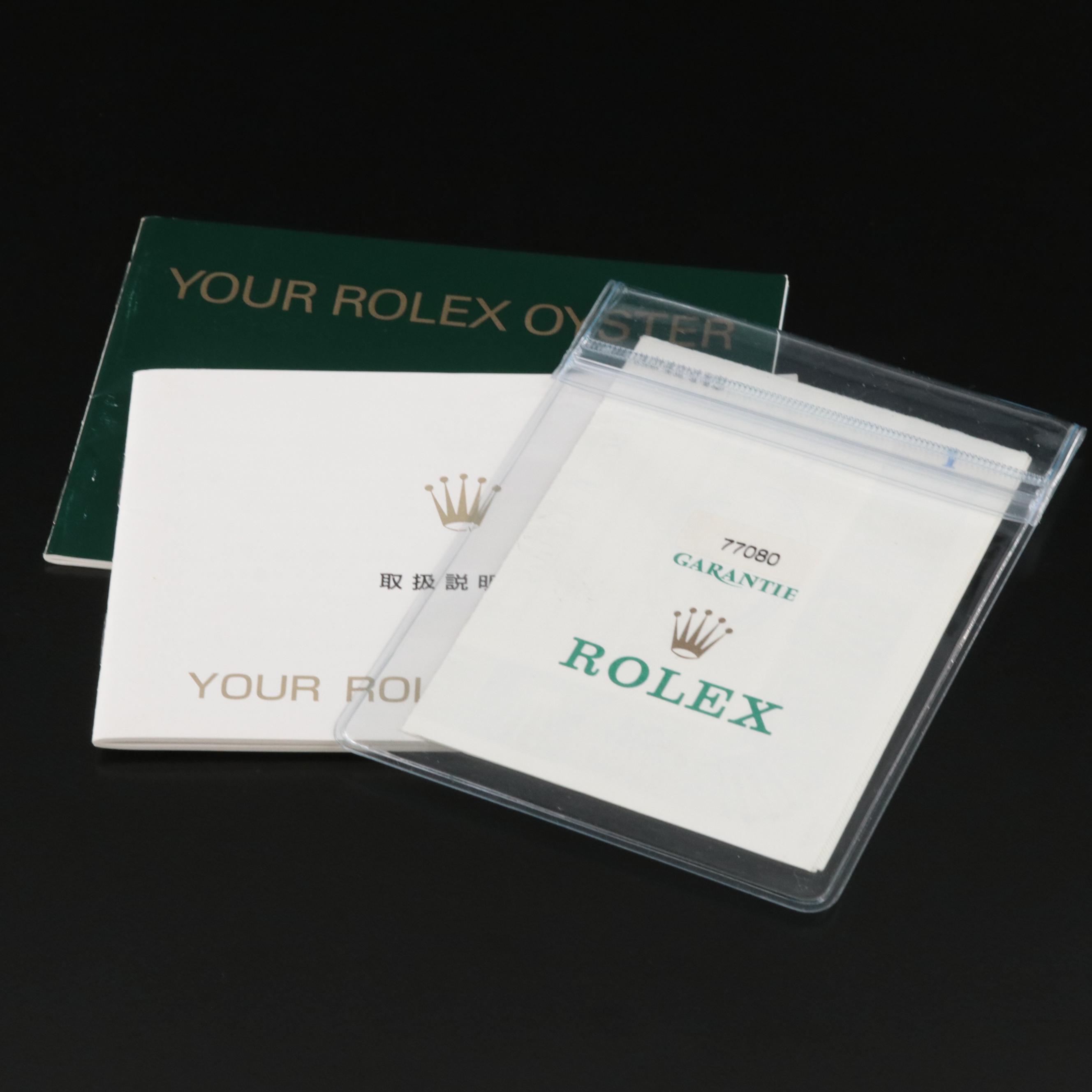 1999 Rolex Oyster Perpetual White Roman Dial Watch