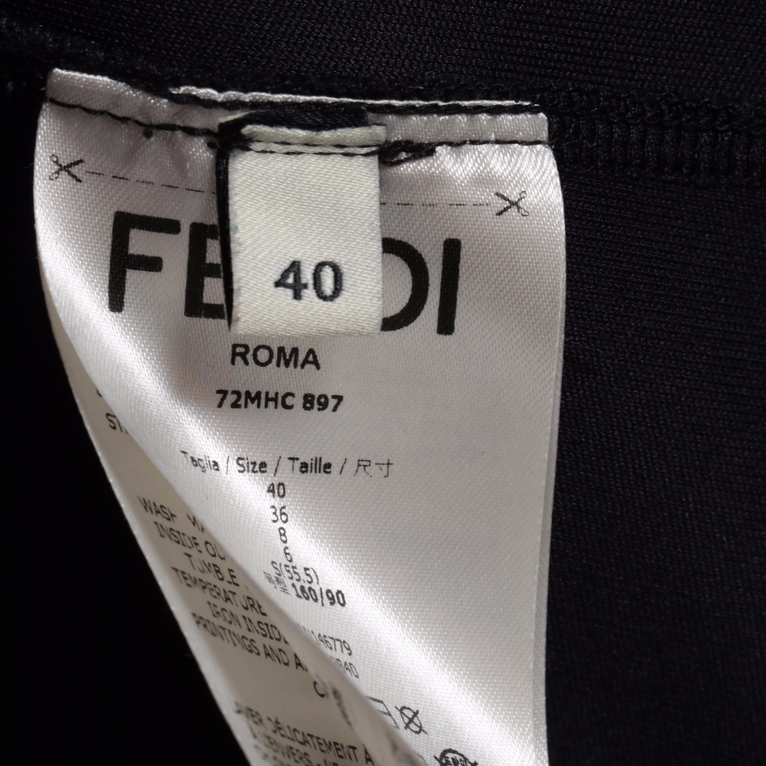 Fendi Three-Piece Tracksuit in Black/Pink with Karl Lagerfeld and Graphic Print