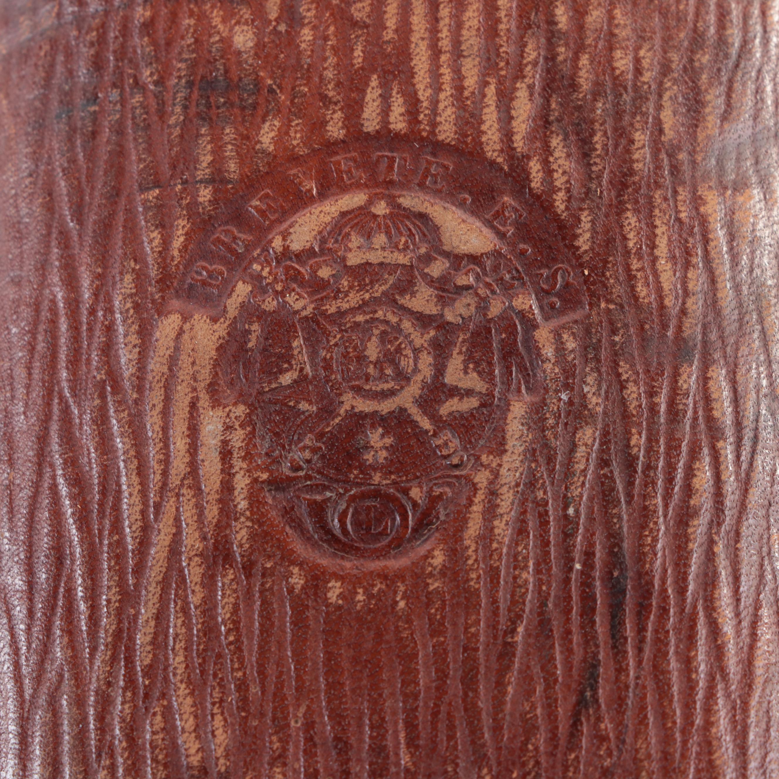 French Bone Handled Folding Flatware Set, Early 20th Century