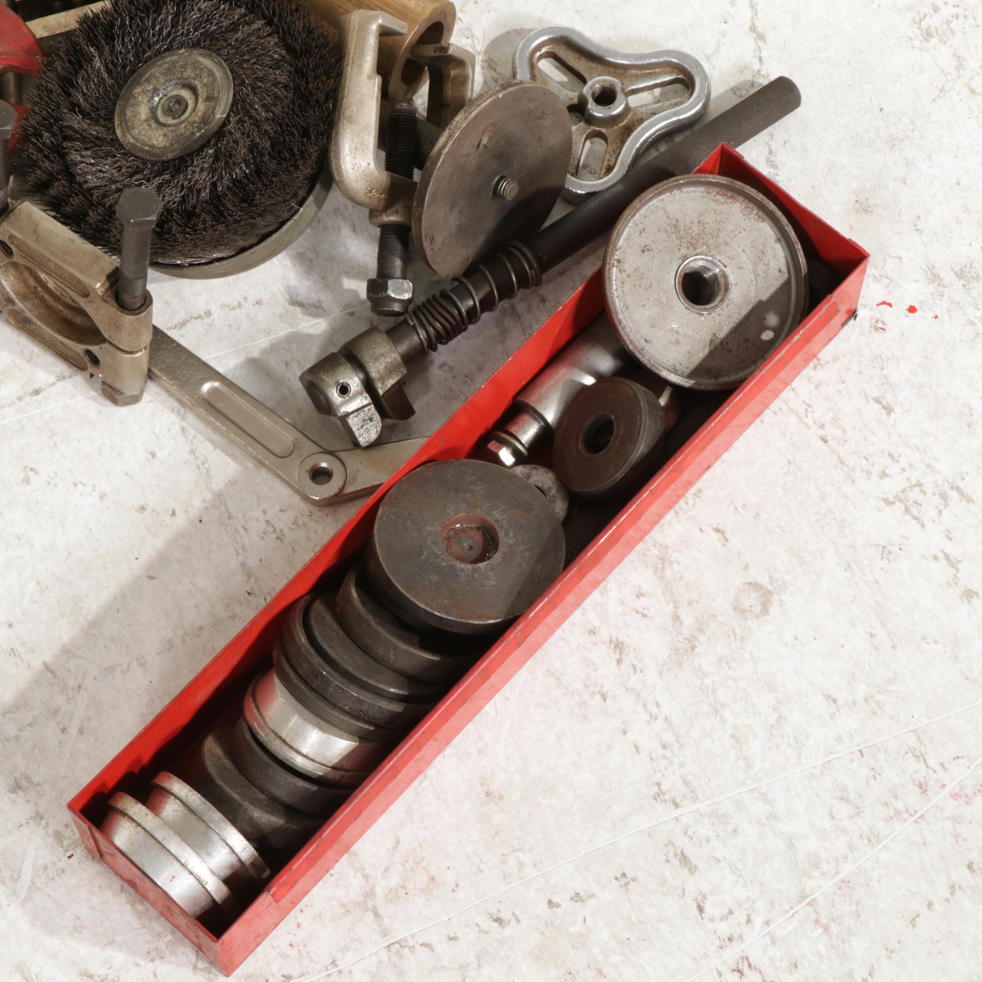 Snap-on Socket Set, Pittsburgh Hydraulic Press Pliers and More Hand Tools