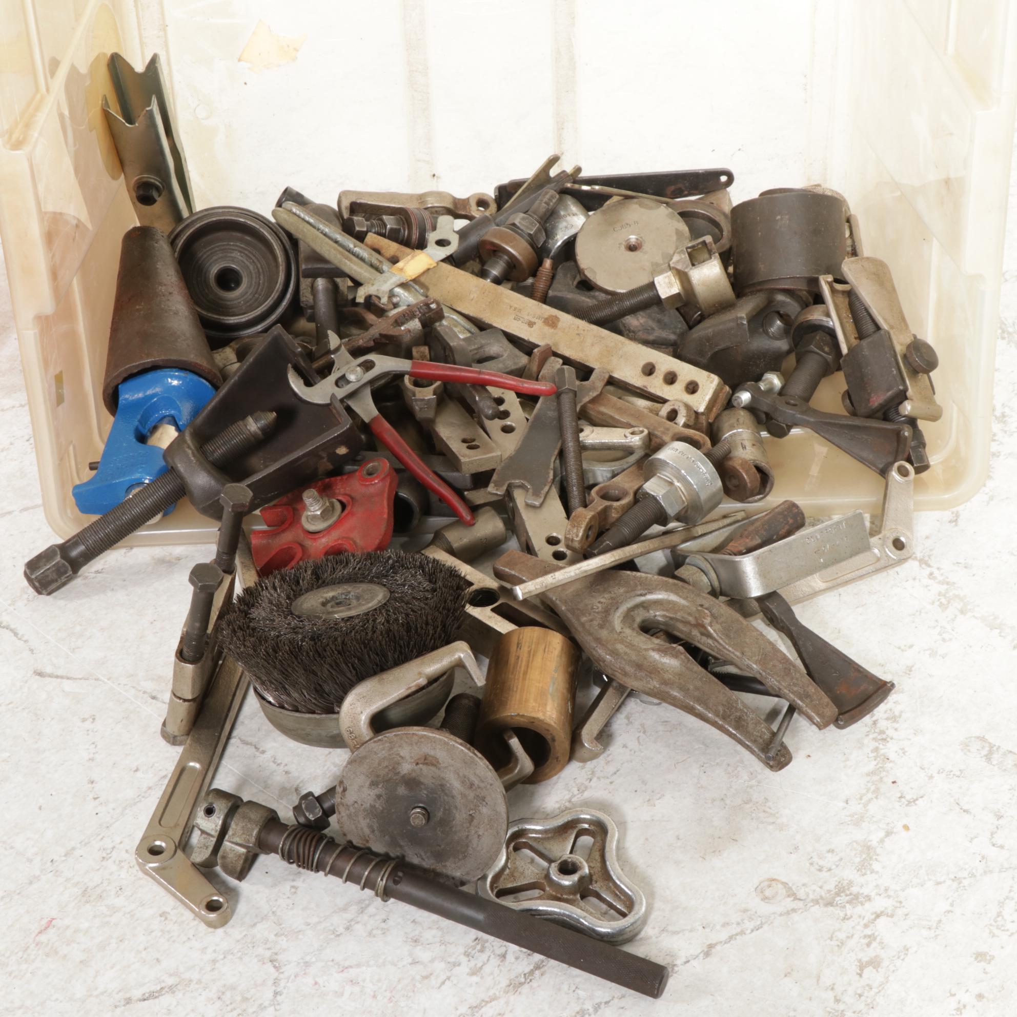 Snap-on Socket Set, Pittsburgh Hydraulic Press Pliers and More Hand Tools