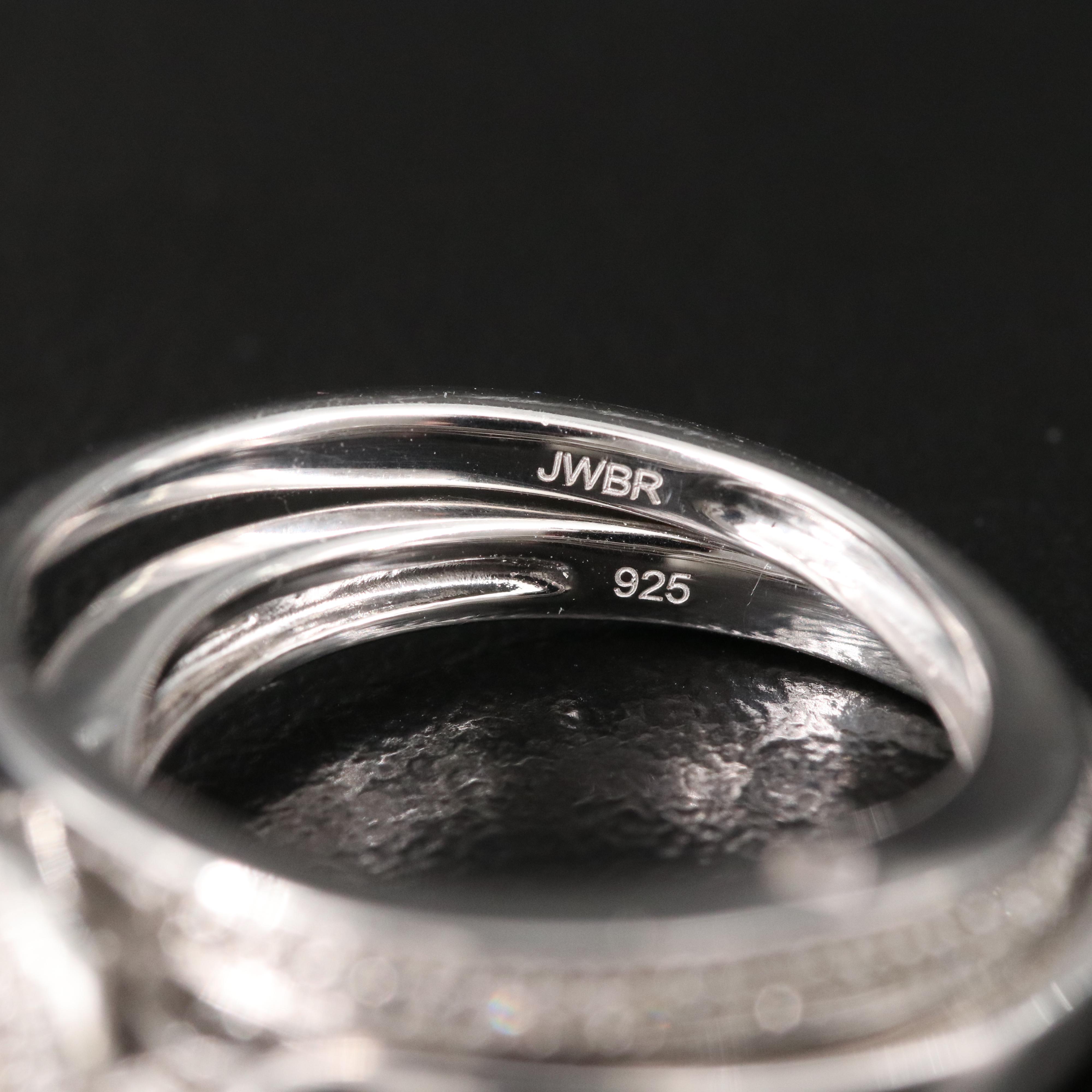 Sterling Diamond Ring Set