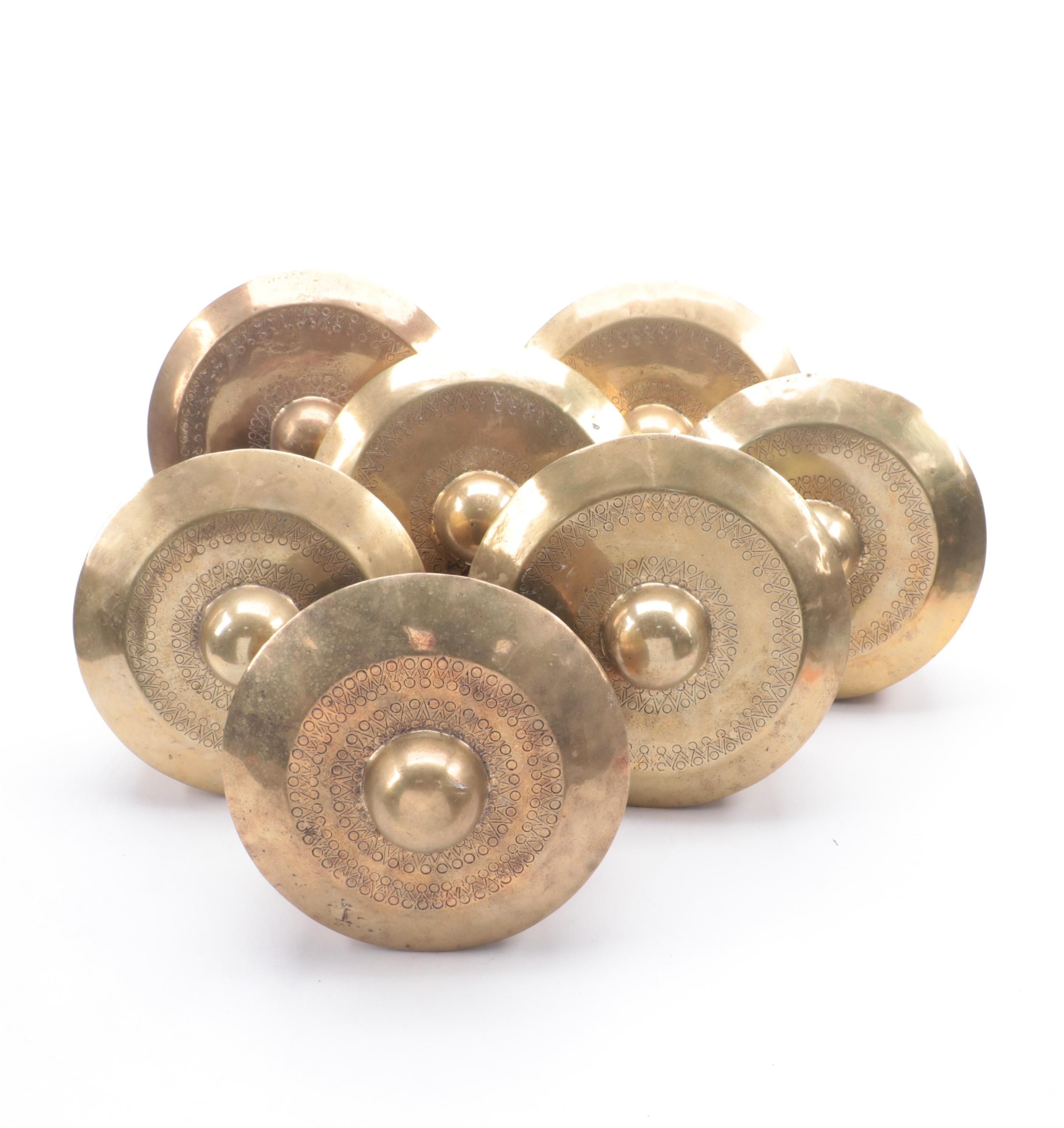 East Asian Style Brass Pot Gongs