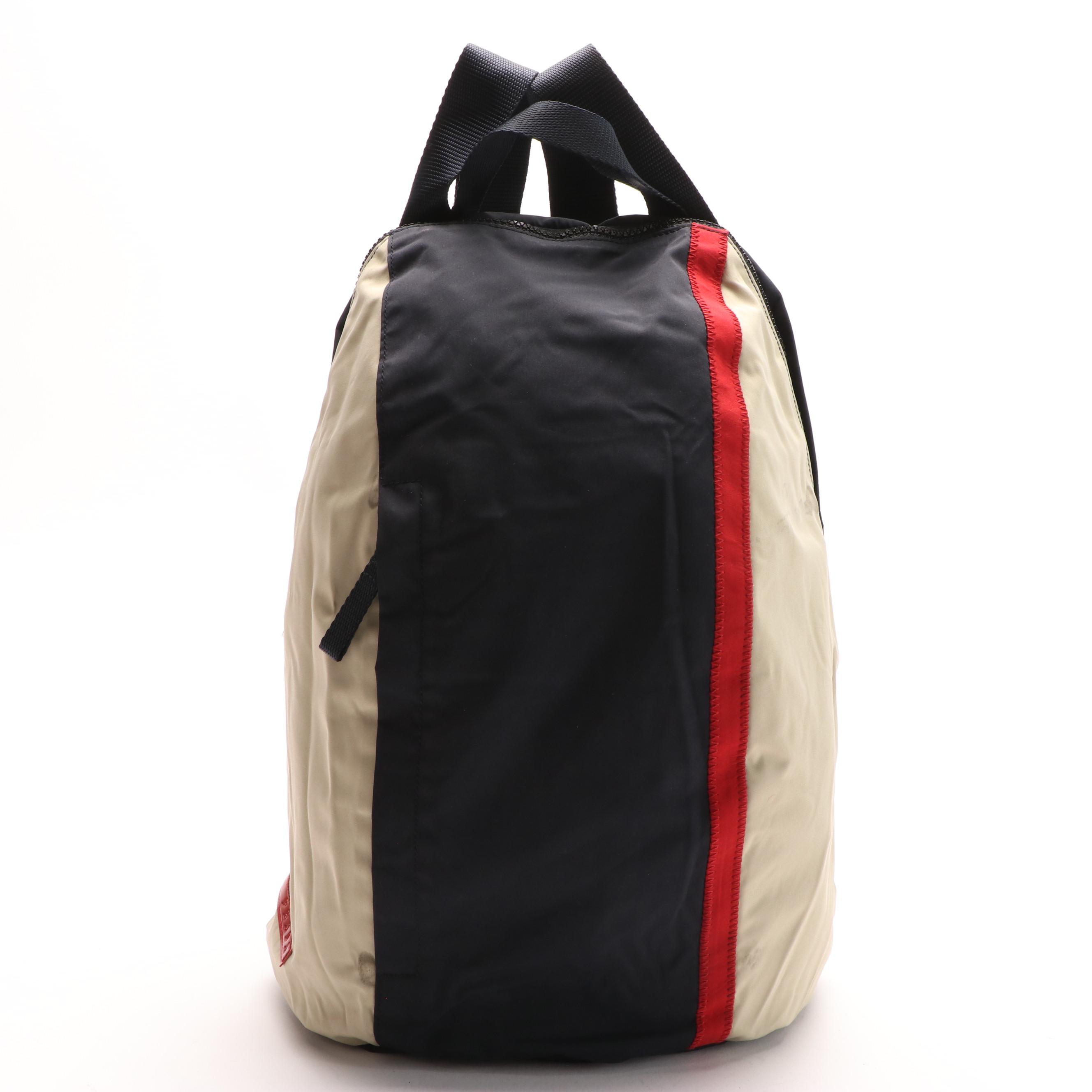 Prada Tri-Color Nylon Sports Backpack
