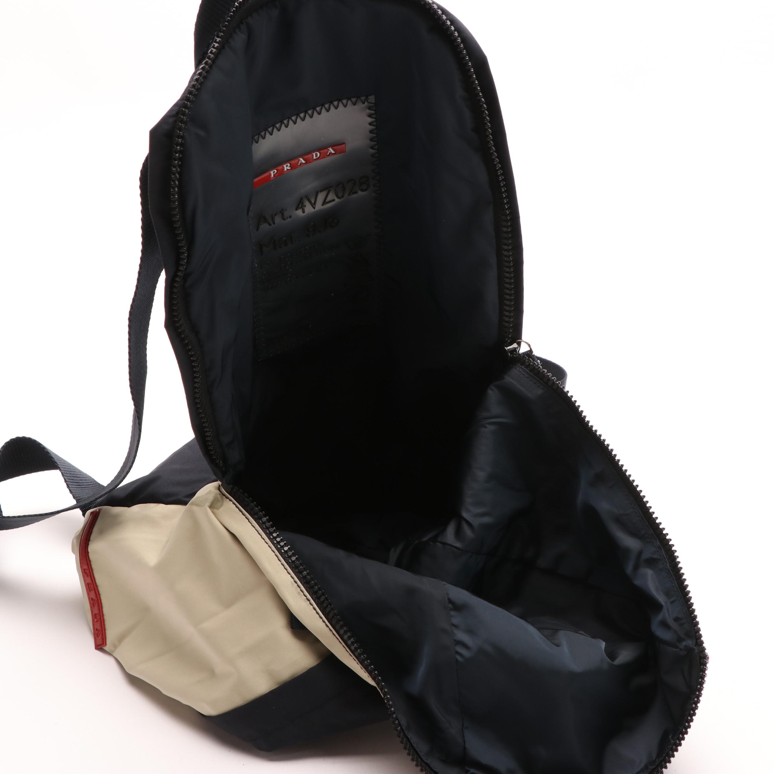 Prada Tri-Color Nylon Sports Backpack