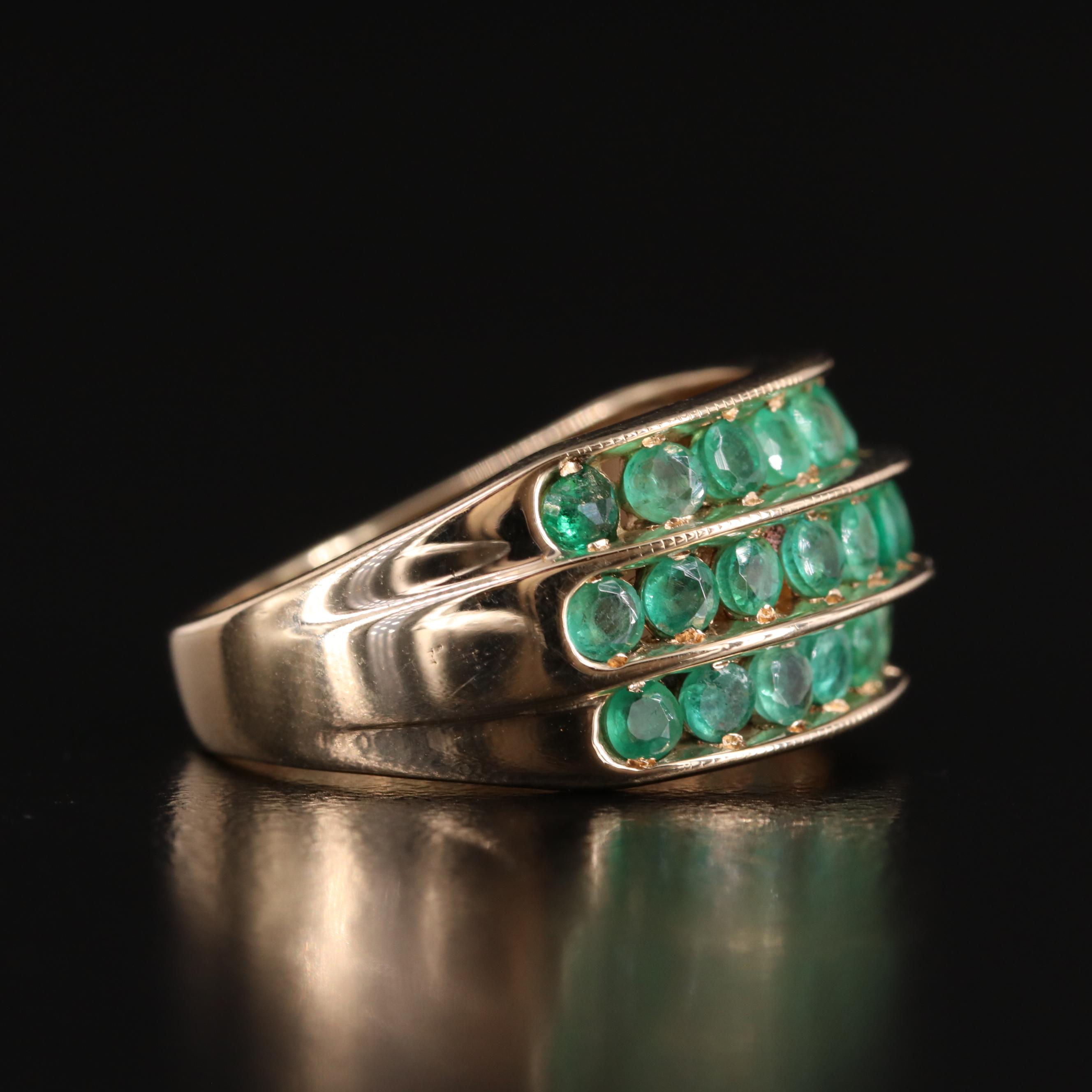 10K Emerald Ring