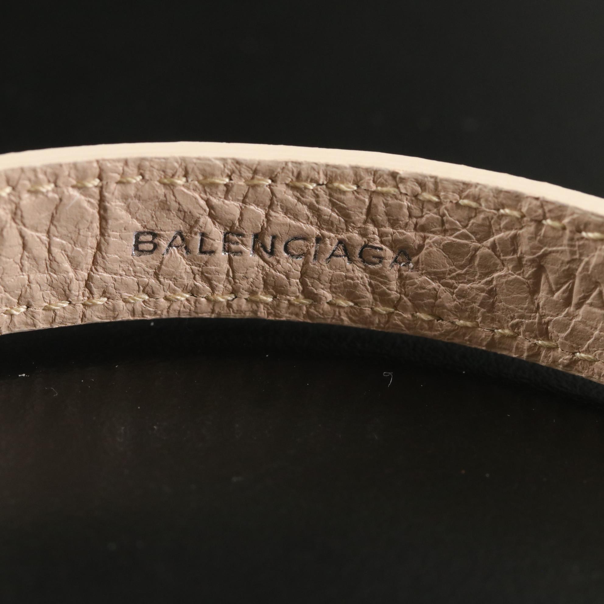 Balenciaga Triple Tour Studded Leather Bracelet