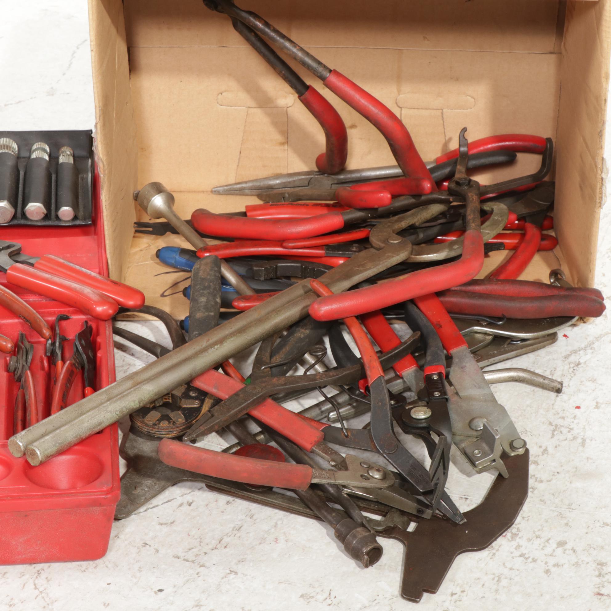 Blue Point Hex Keys, Snap Ring Pliers, Shifting Spanner and More Tools