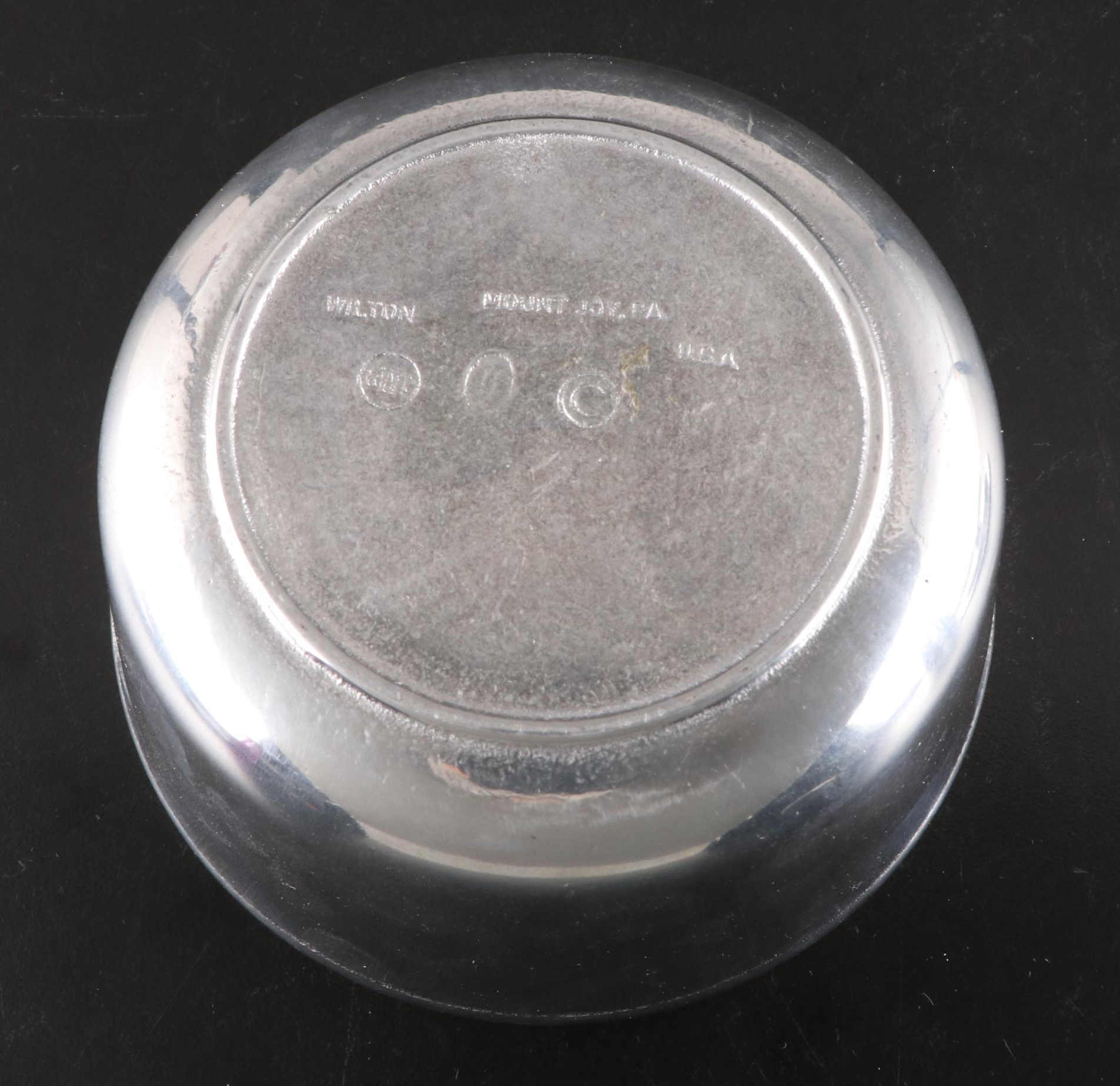 Nambe Metal Centerpiece Bowl with Wilton Co. Pewter Lidded Bowl and More