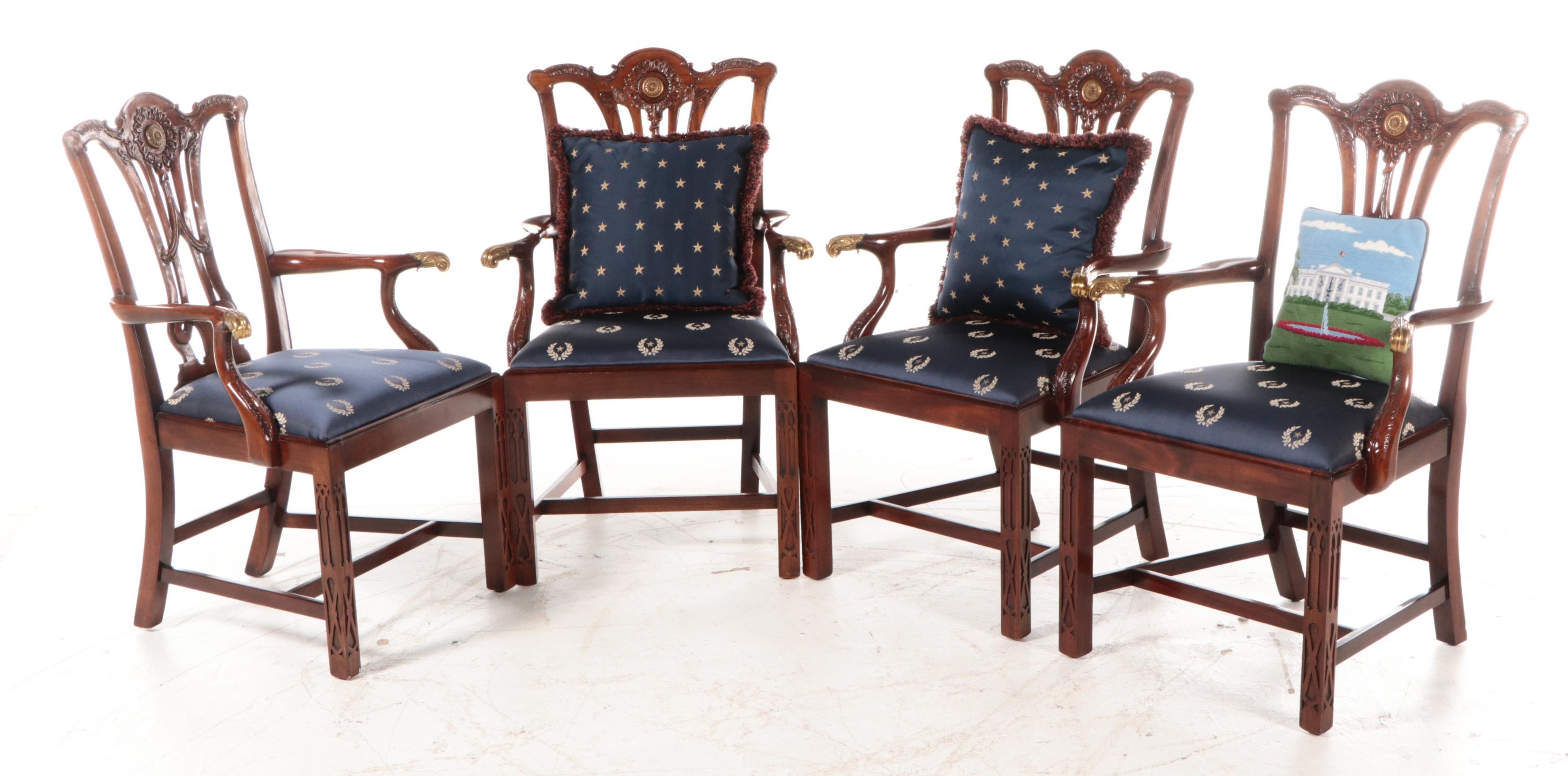 Chippendale Style Mahogany Dining Set
