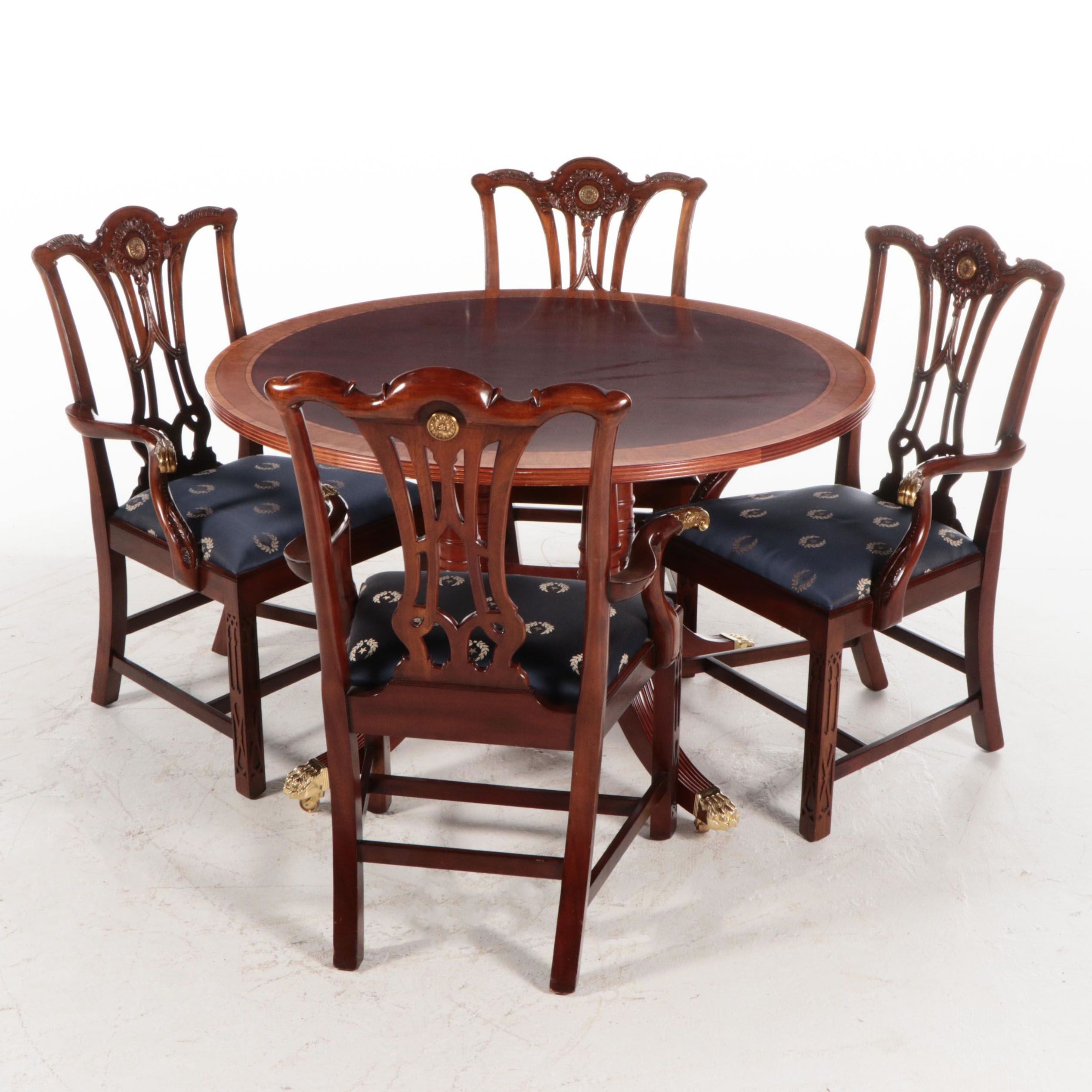 Chippendale Style Mahogany Dining Set