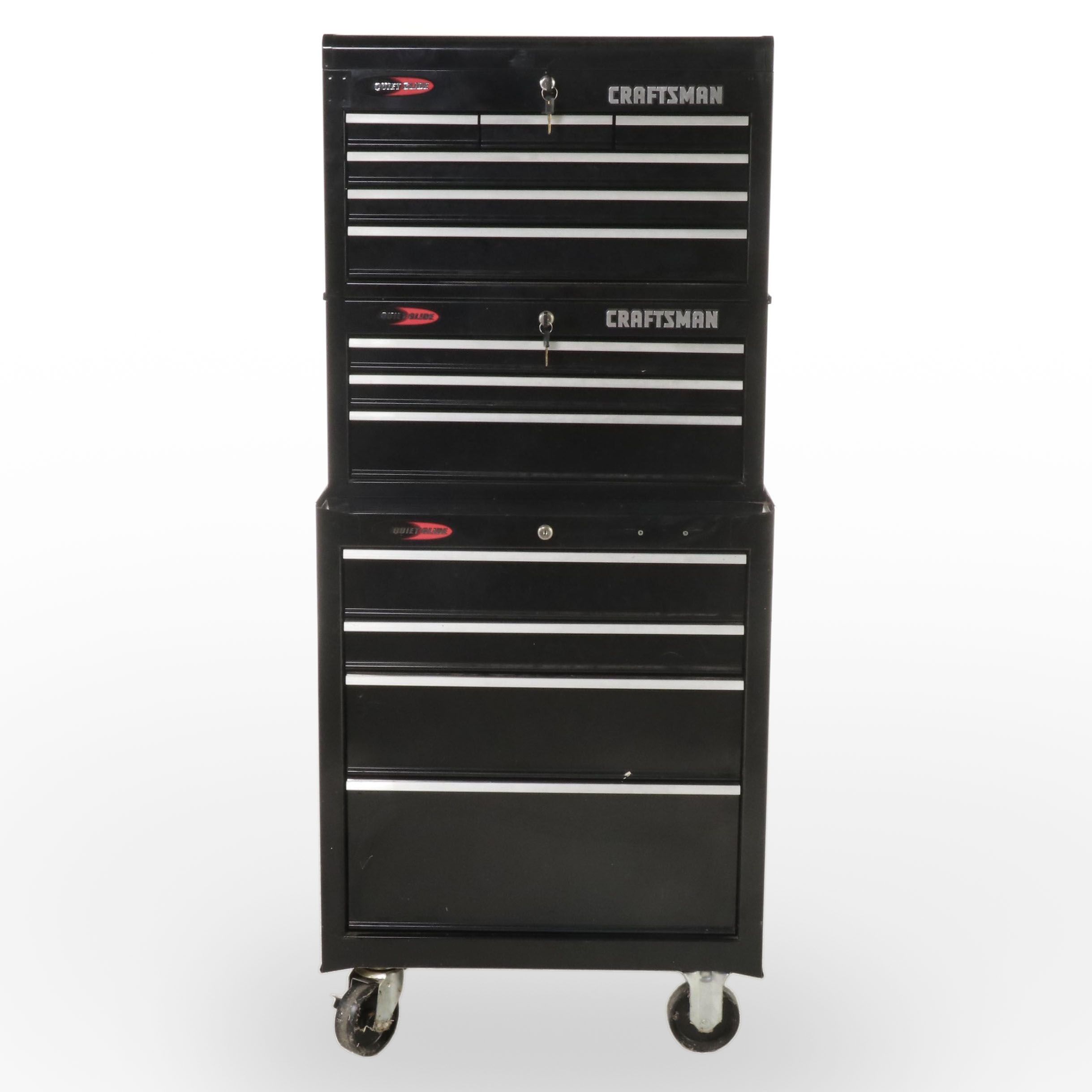 Craftsman Quiet Glide Tool Storage Cabinets on Casters