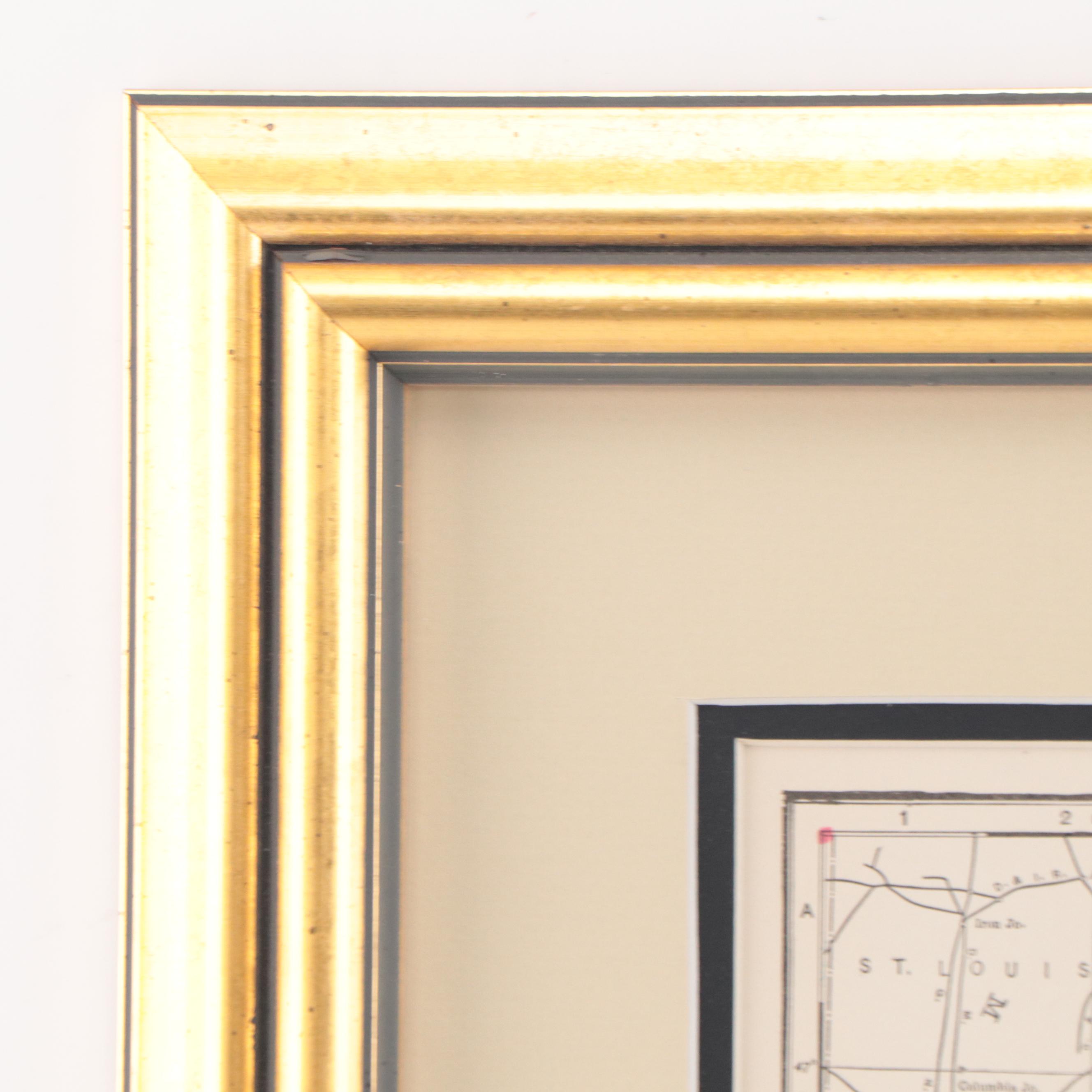 The Geographical Publishing Co. Wax Engraving Map "Wisconsin", 1911