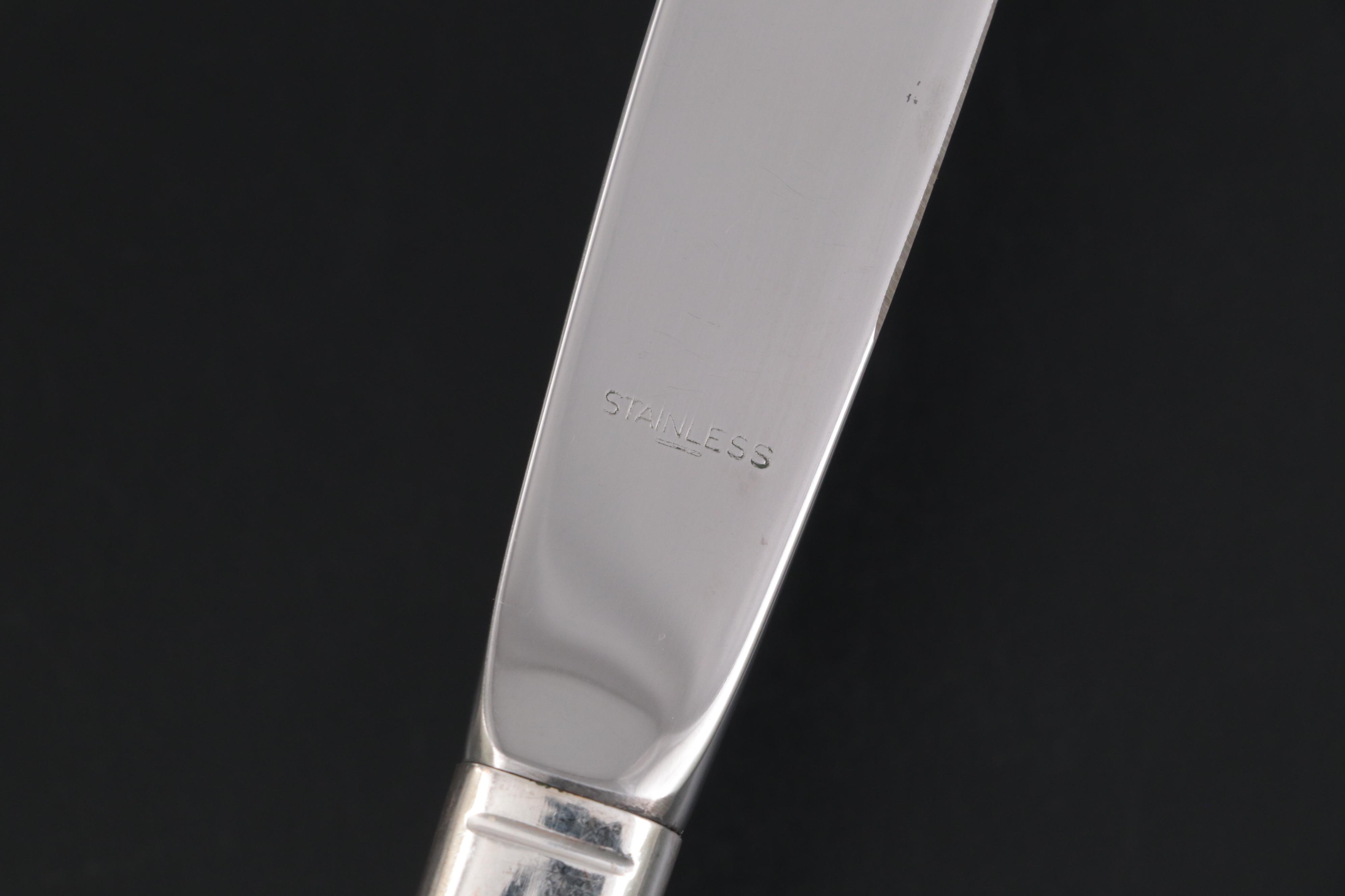 1847 Rogers Bros "Daffodil" and Other Silver Plate Flatware in Chest