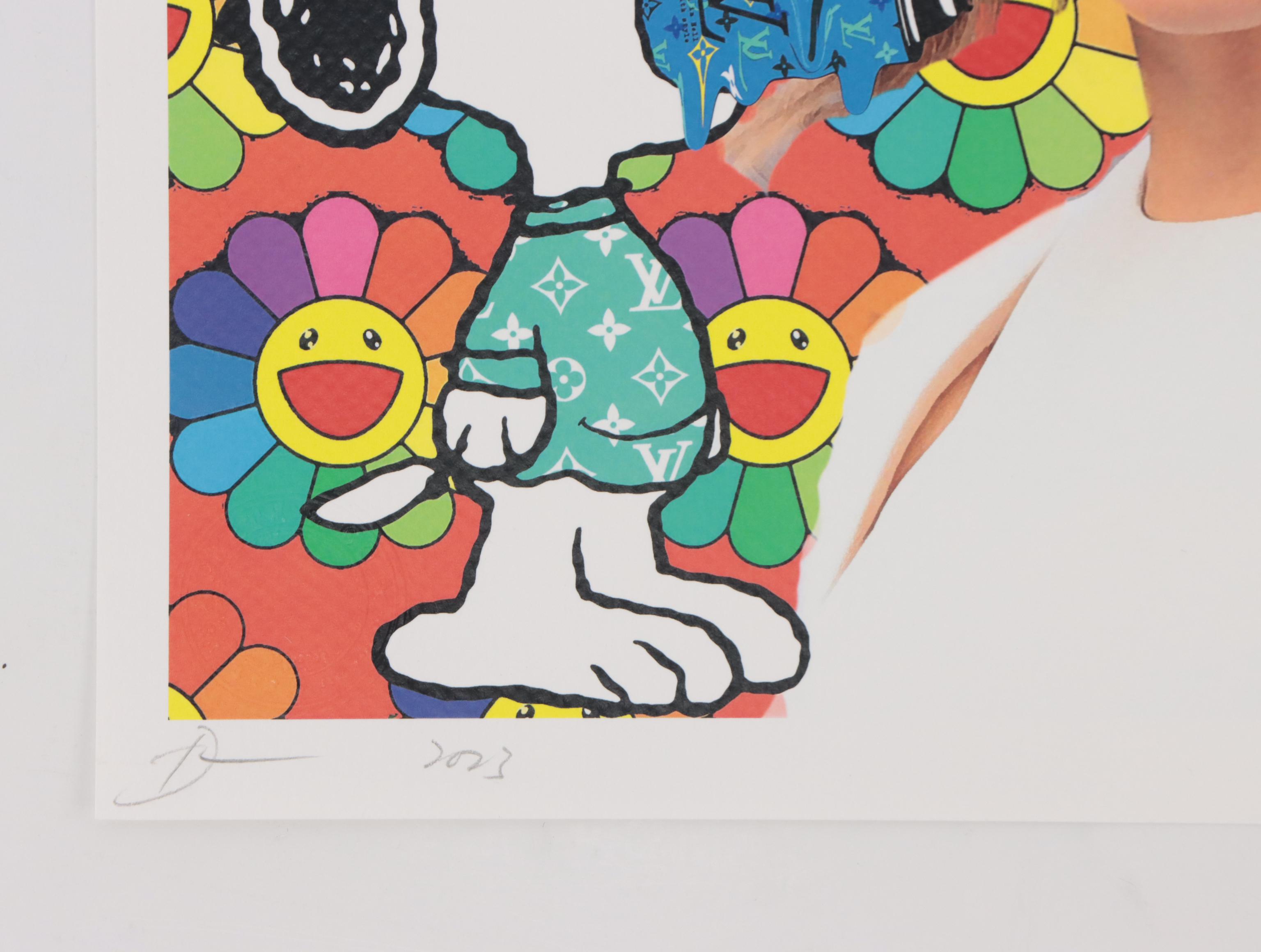 Death NYC Pop Art Graphic Print of Taylor Swift and Snoopy